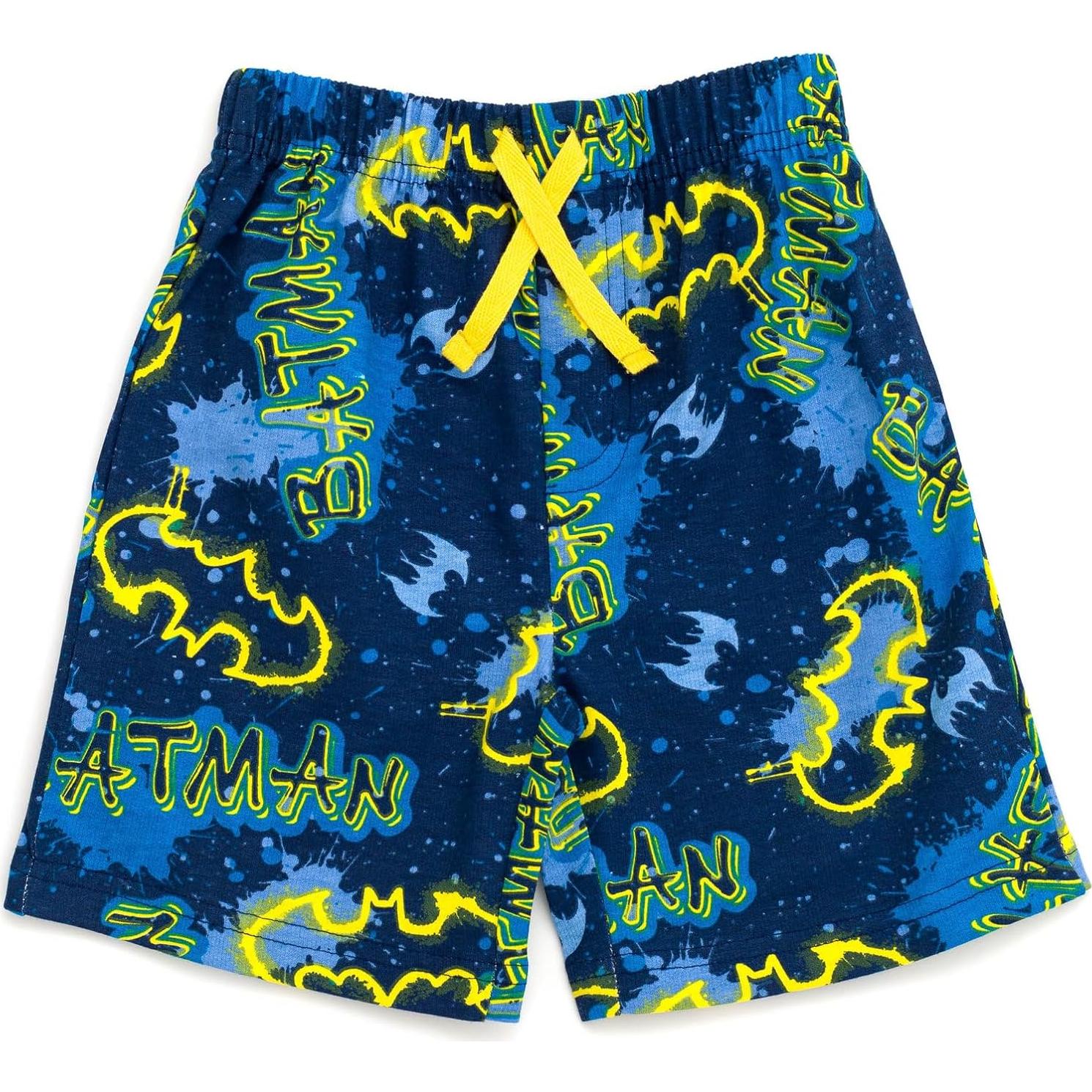 Conjunto camiseta y pantalones cortos Batman DC para niños