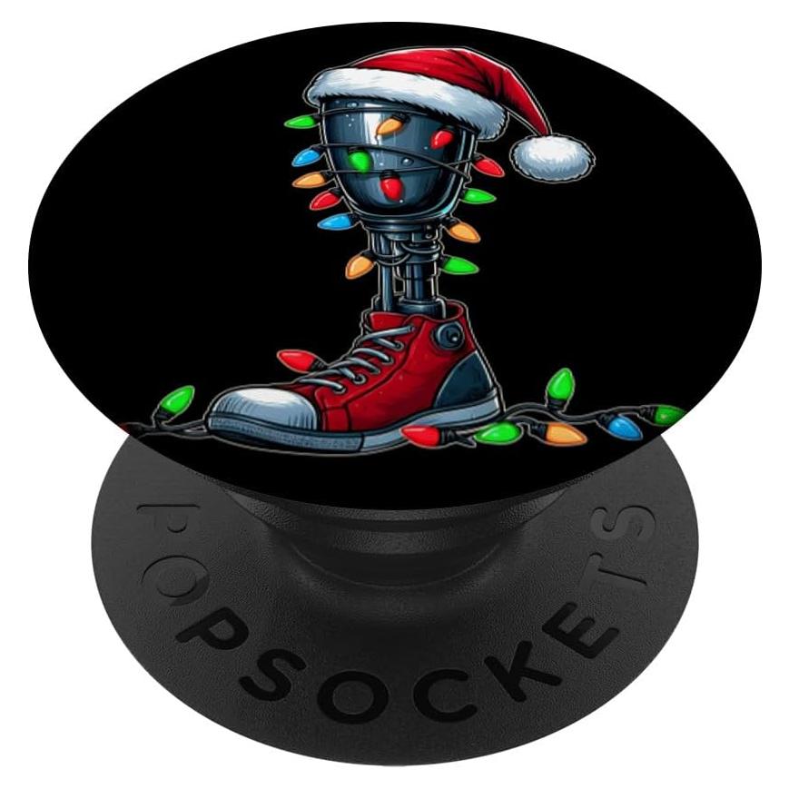 PopSockets Adhesivo PopGrip Sombrero Navidad Amputado