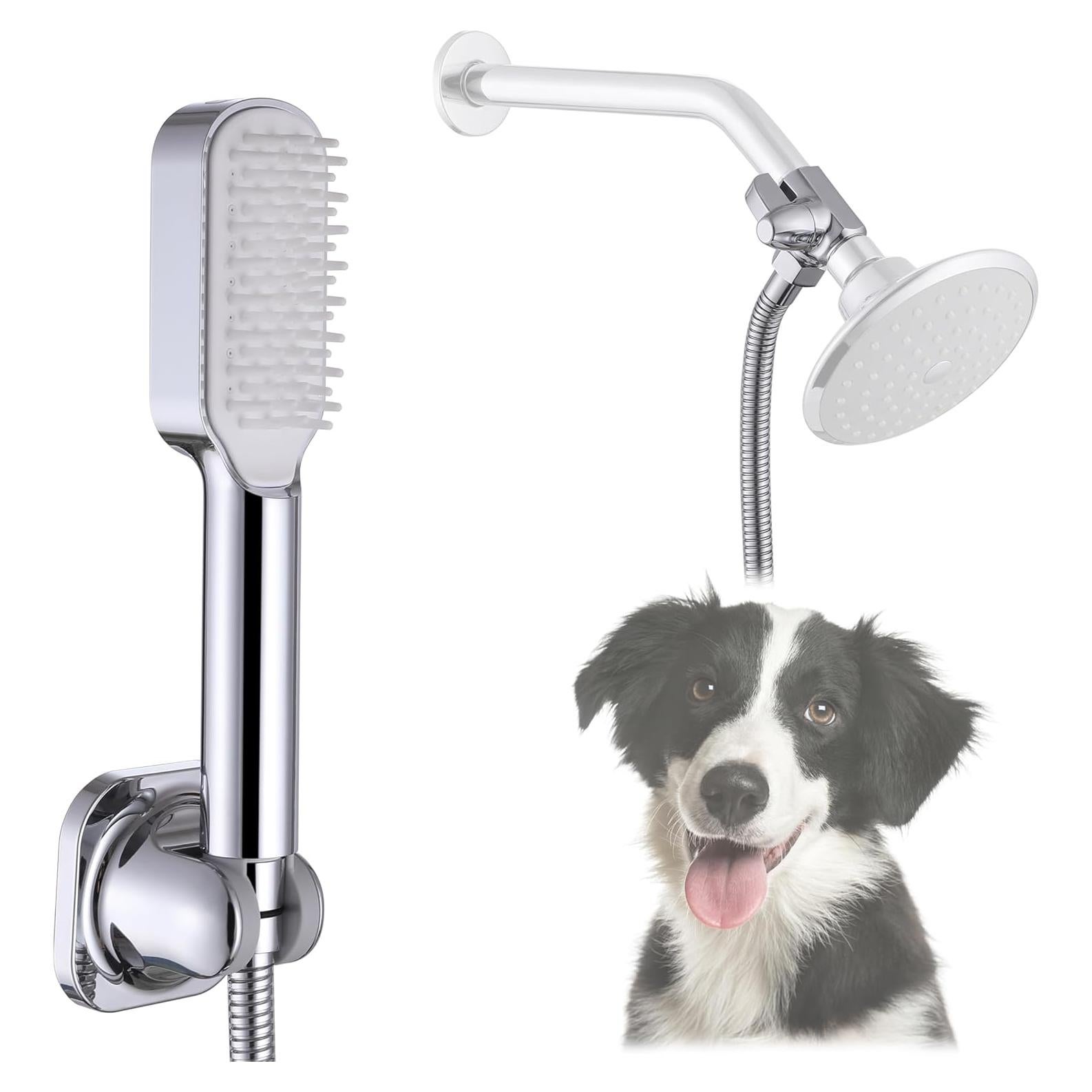 Kit de Cepillo de Ducha para Perros REV REEGE - Manguera 2.44m