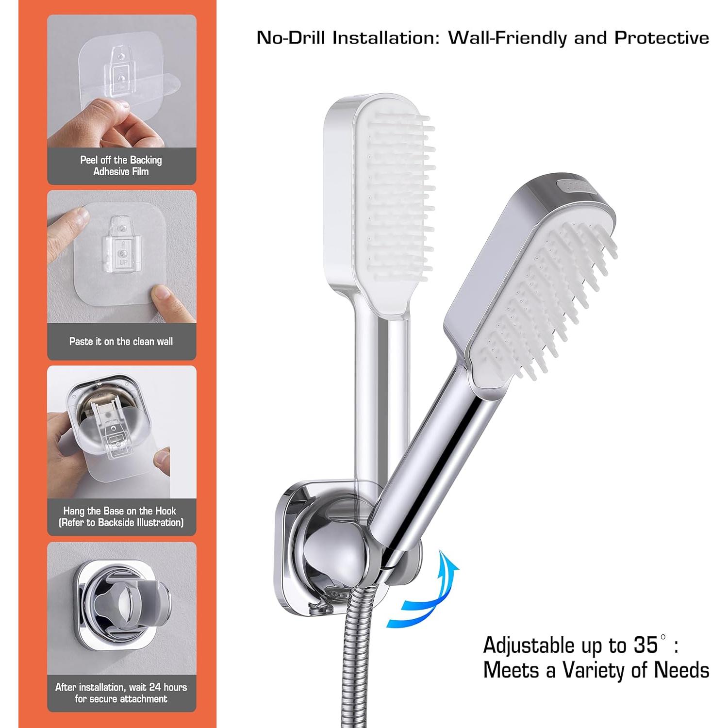 Kit de Cepillo de Ducha para Perros REV REEGE - Manguera 2.44m