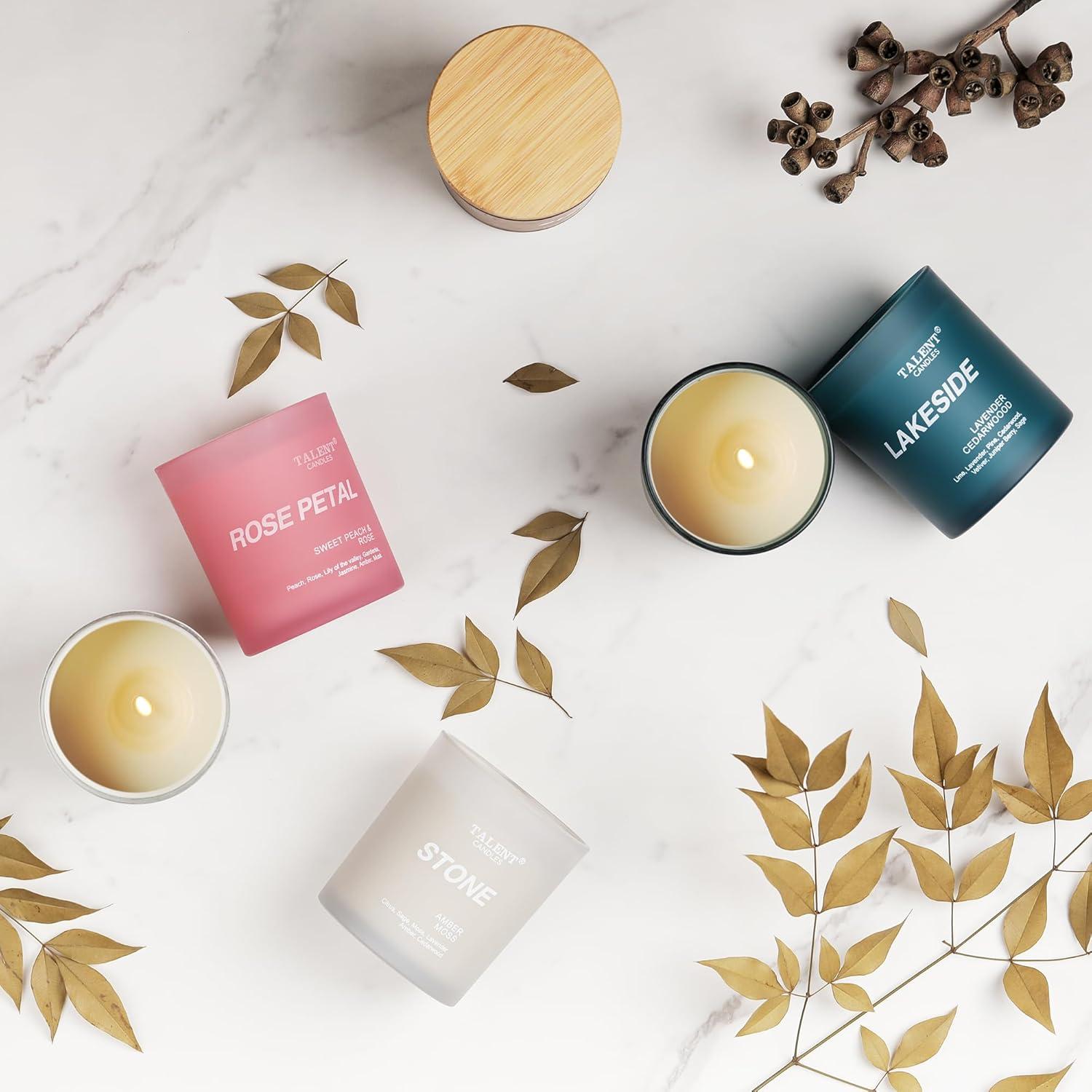 Vela Aromática Talent Candles Cera de Soja Lavanda 400g