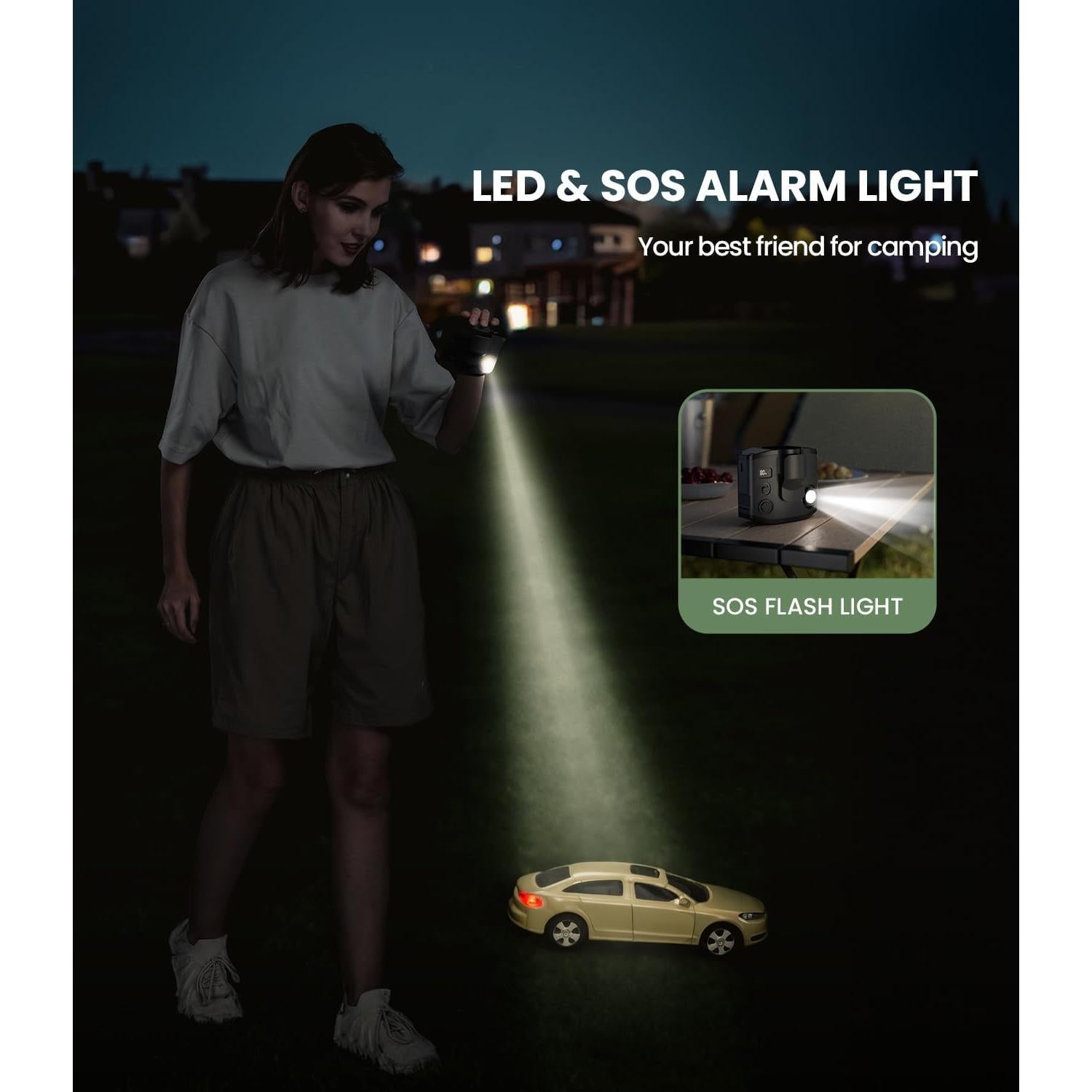 Ventilador de Cintura LEMOISTAR FB4 Portátil 3 en 1 10000mAh