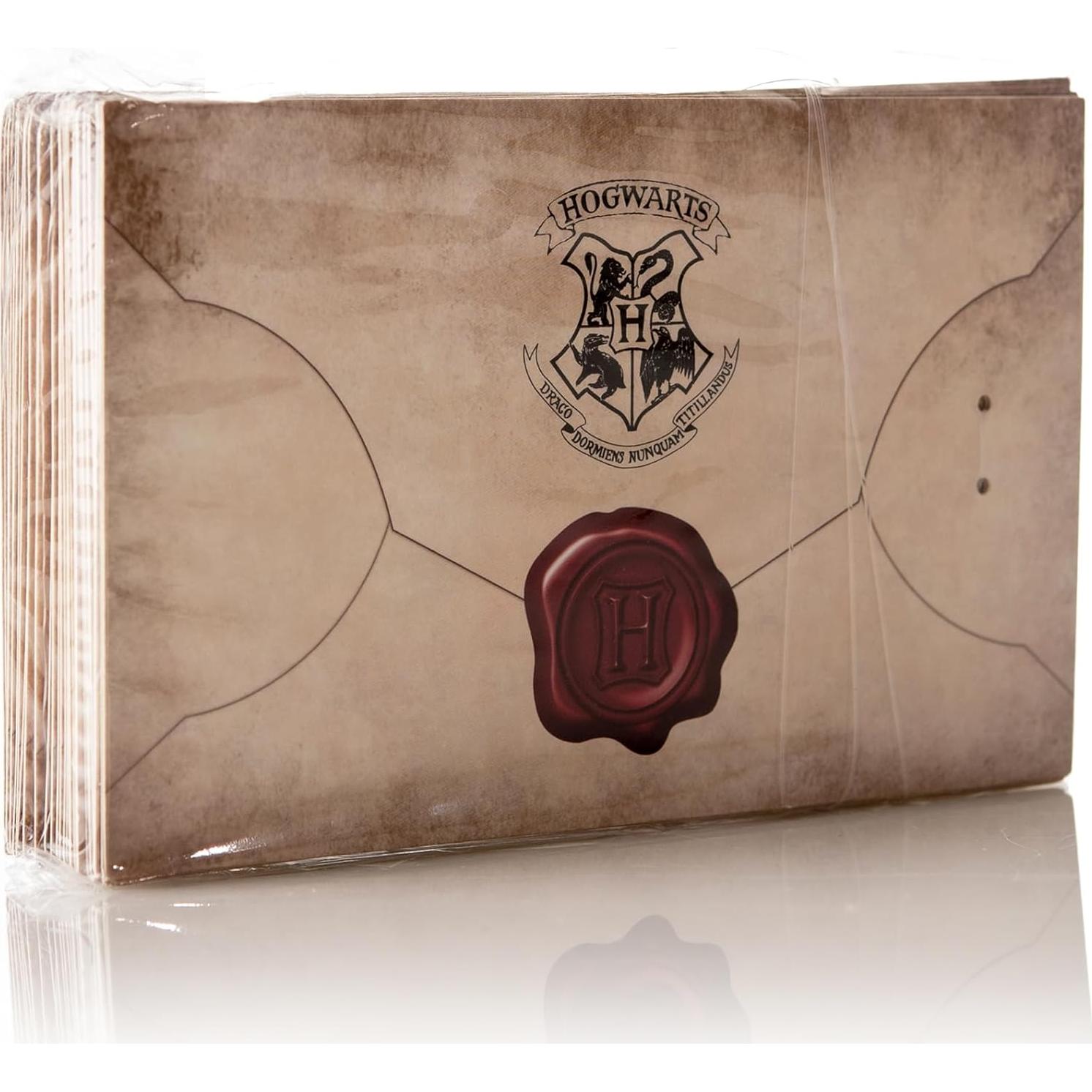 Tarjetas de Carta de Aceptación Flotante Harry Potter 40 Piezas