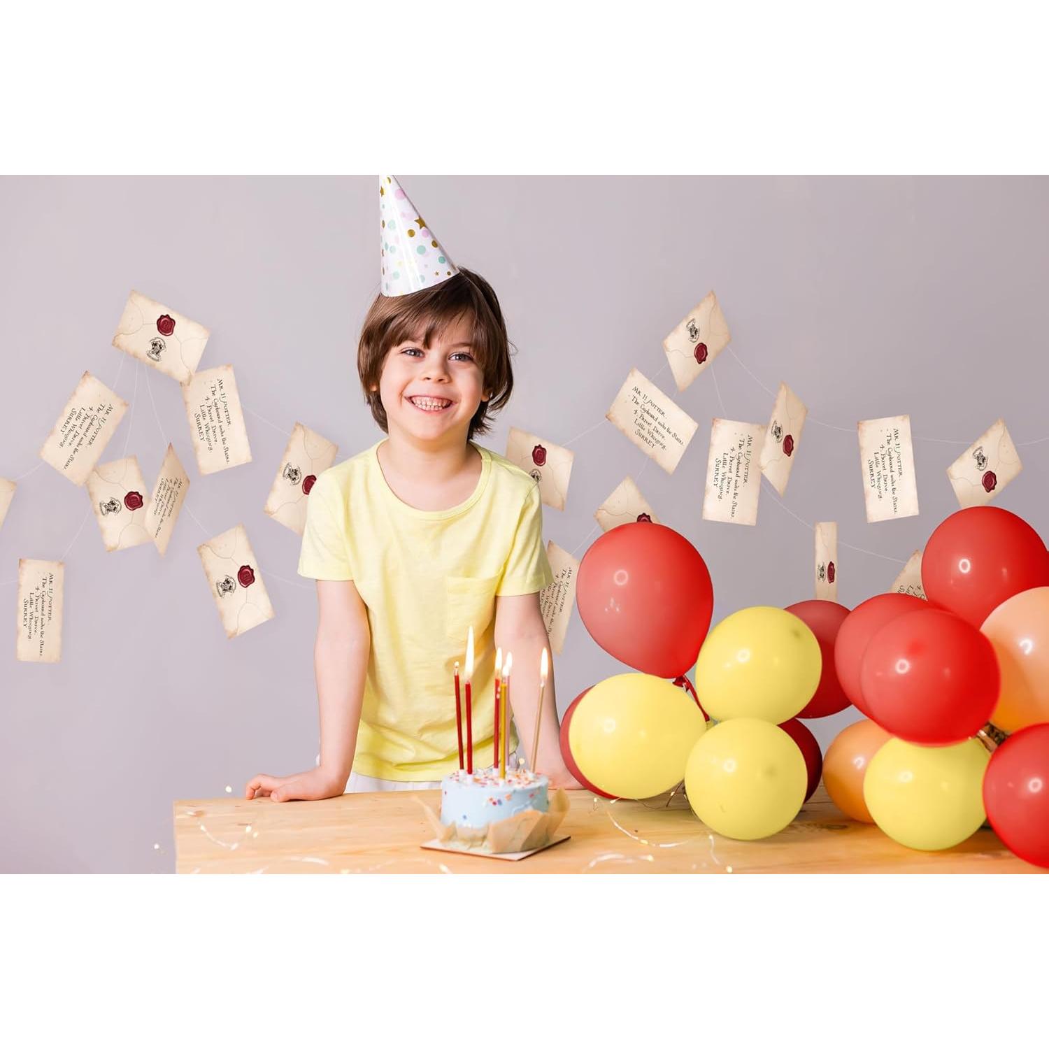 Tarjetas de Carta de Aceptación Flotante Harry Potter 40 Piezas