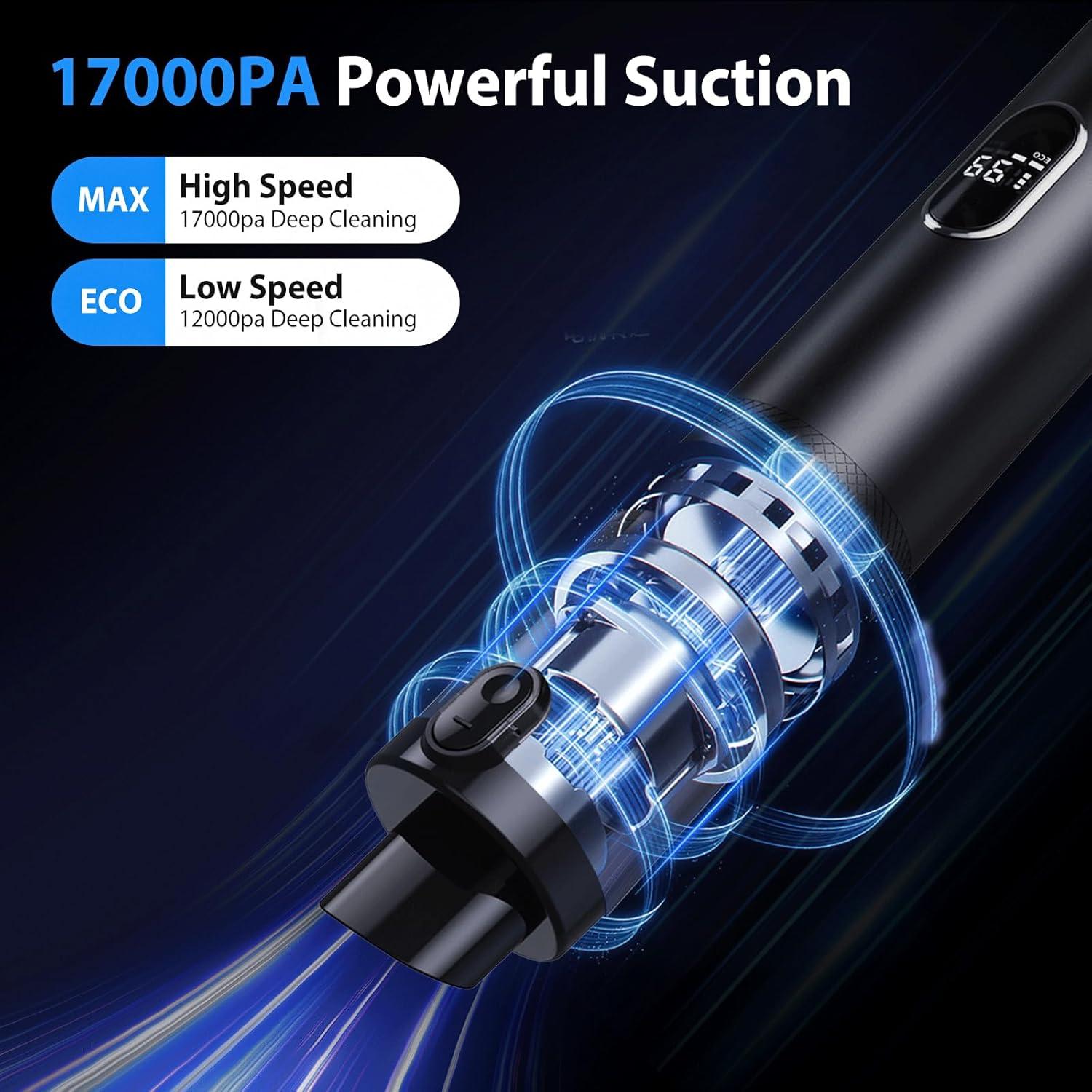 Aspiradora Inalámbrica Autozen VC012 17000Pa 4 en 1 Portátil