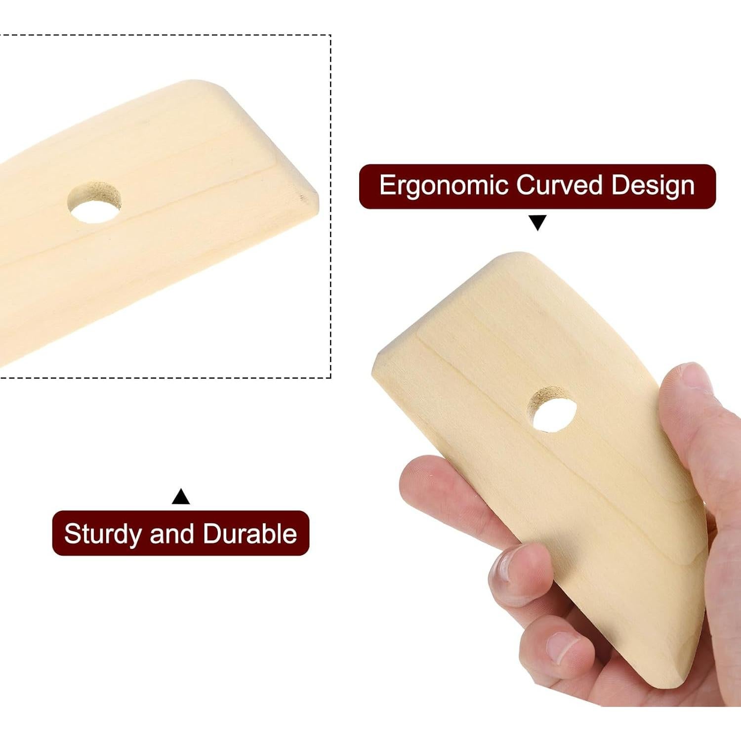 Herramienta de Escultura de Arcilla HARFINGTON 12cm Madera