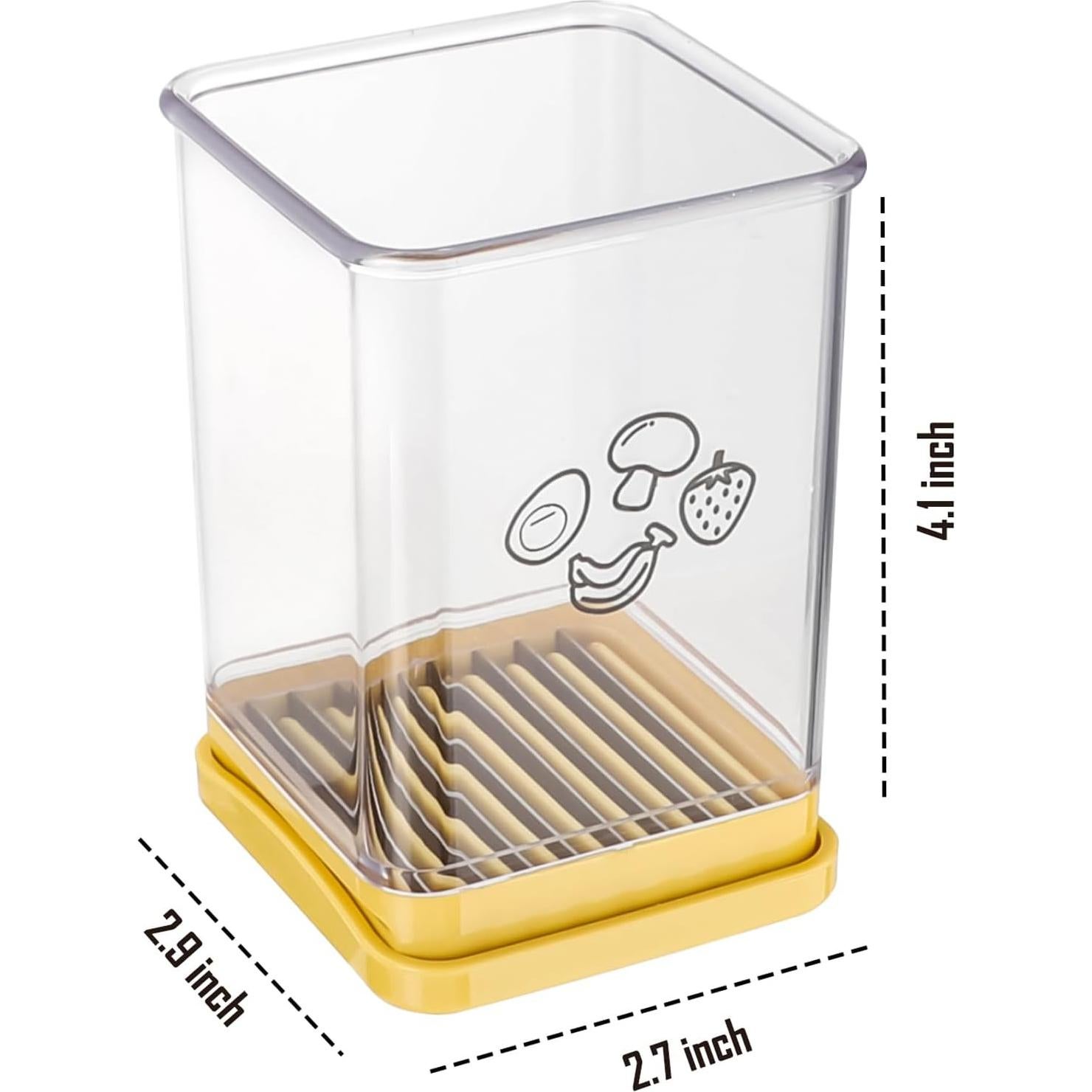 Cortador de Frutas y Verduras DROENTIL 2 Piezas Acero Inoxidable