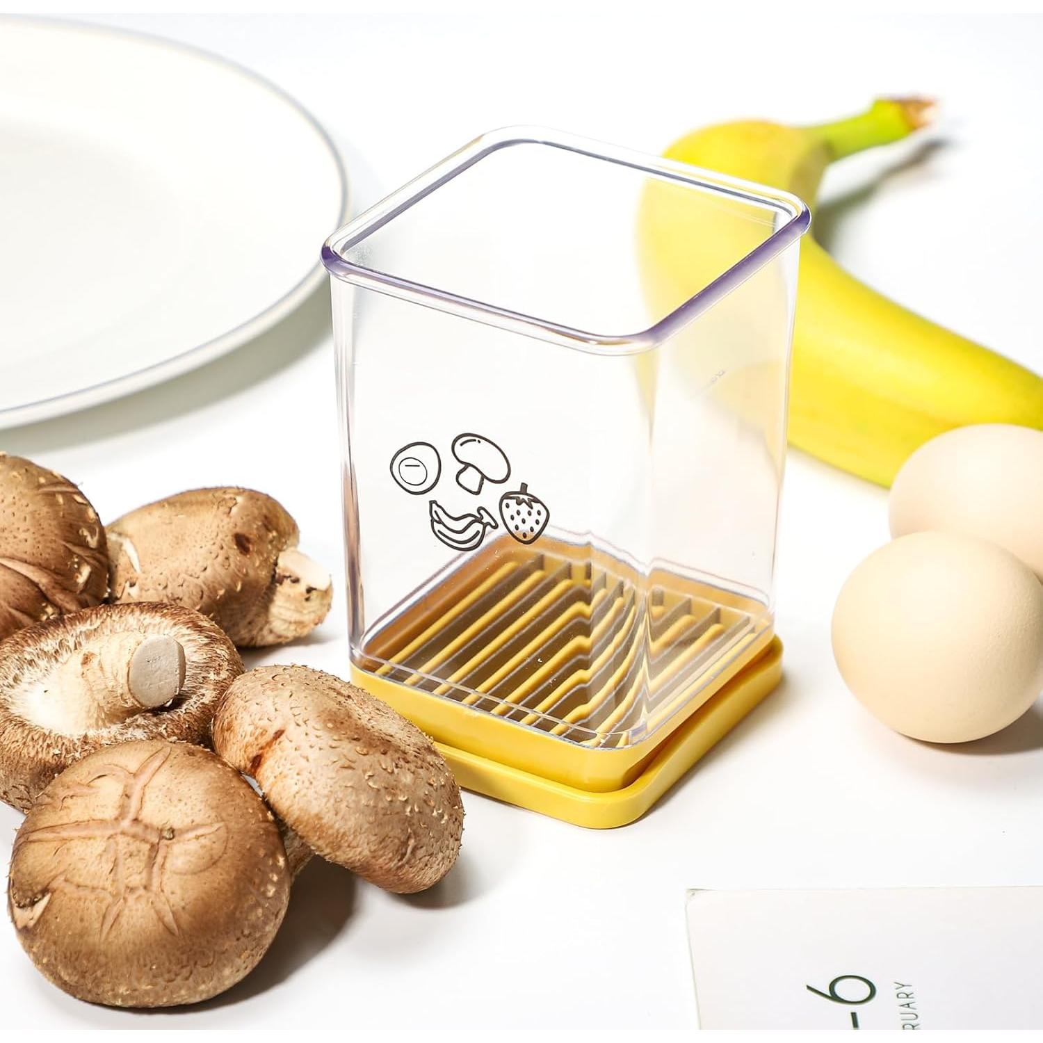 Cortador de Frutas y Verduras DROENTIL 2 Piezas Acero Inoxidable