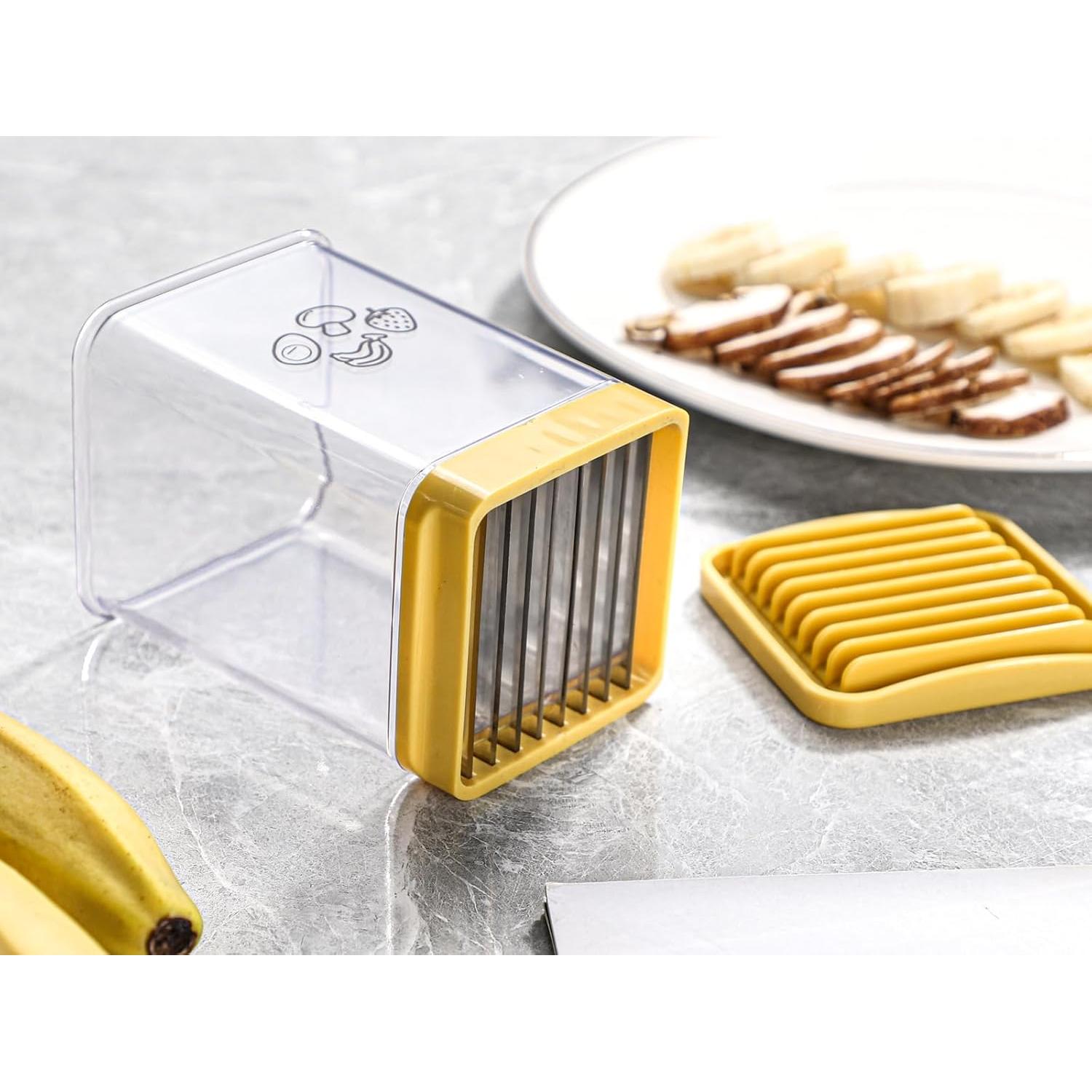 Cortador de Frutas y Verduras DROENTIL 2 Piezas Acero Inoxidable