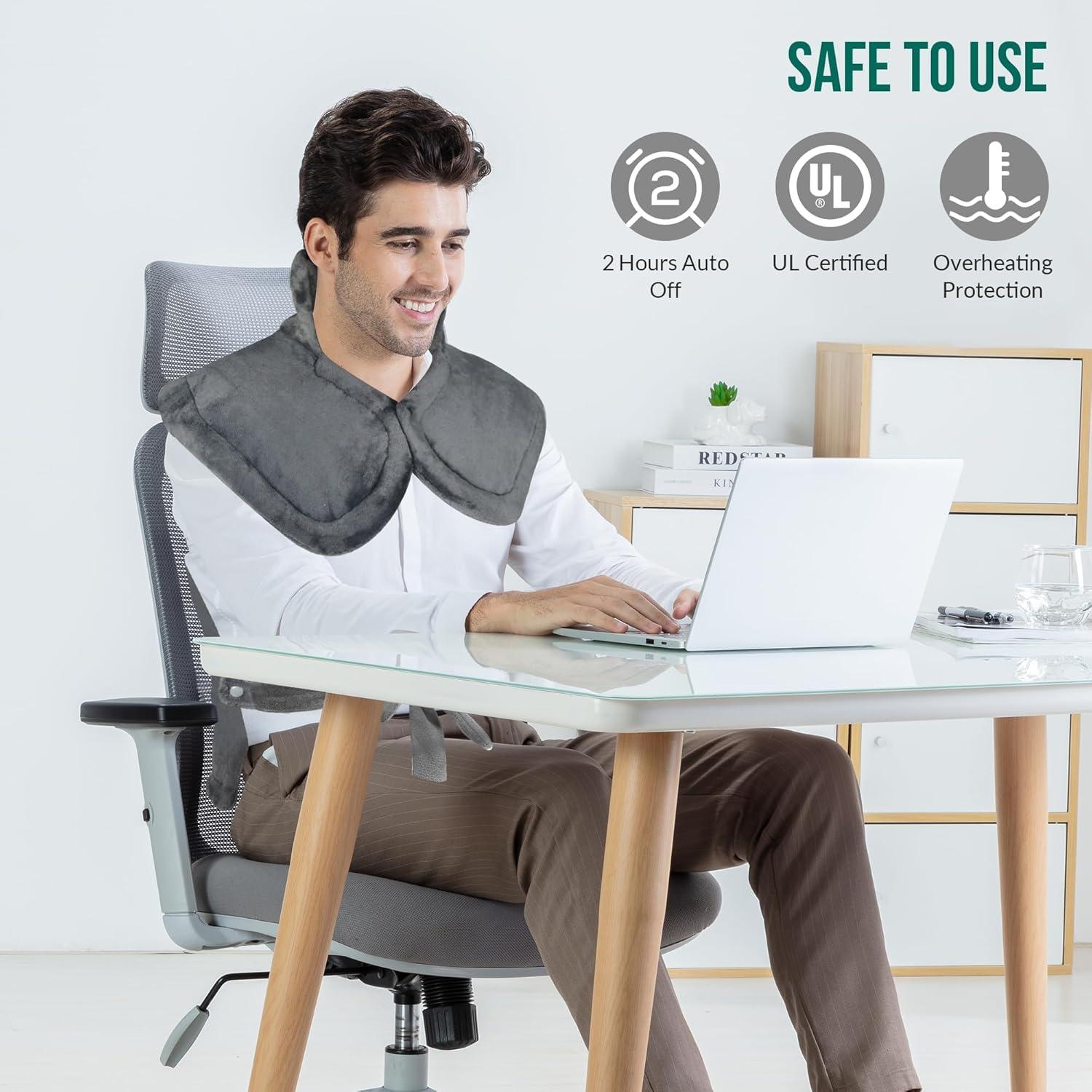 Almohadilla Calefactora Eléctrica Snailax 61x84 cm 6 Niveles