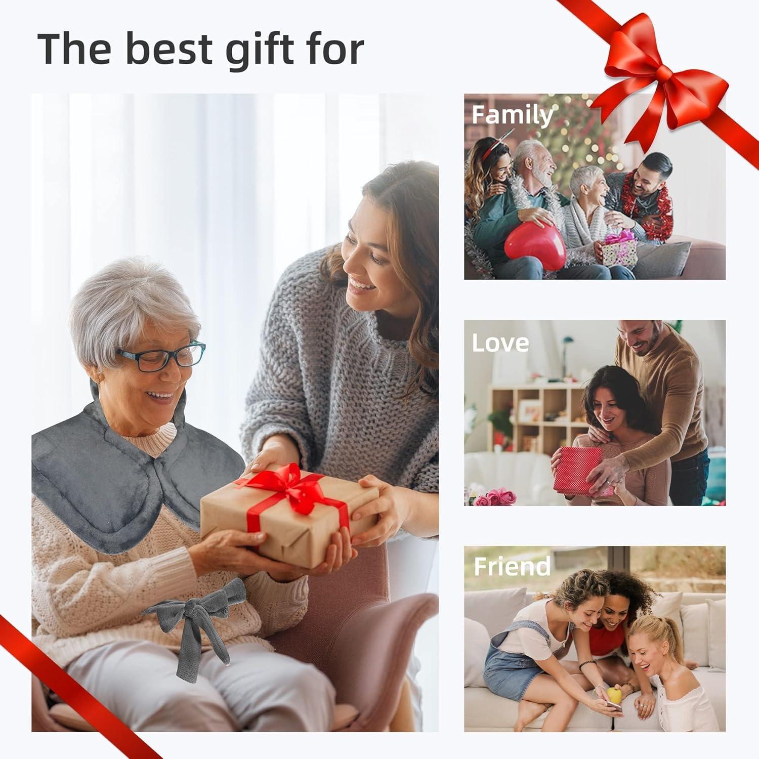 Almohadilla Calefactora Eléctrica Snailax 61x84 cm 6 Niveles