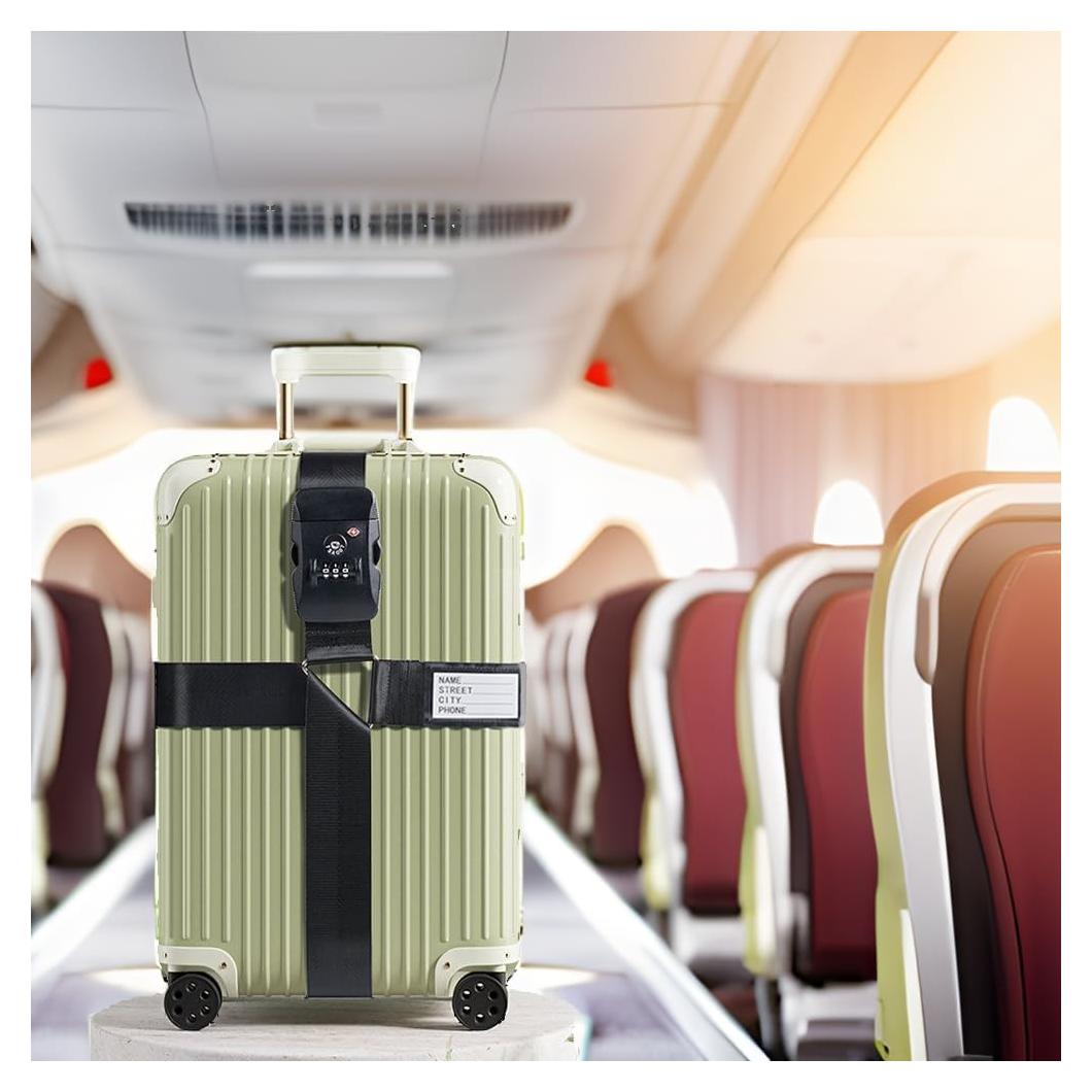 Correa de Equipaje Ajustable ELETICA con Candado TSA 200 cm