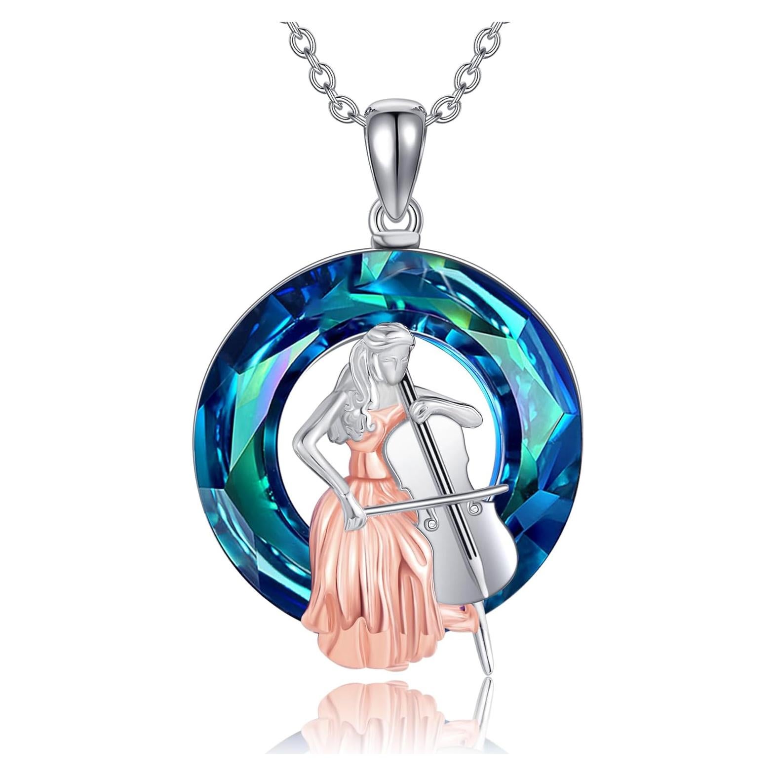 Collar de Violoncelo MONGAS en Plata Esterlina 925