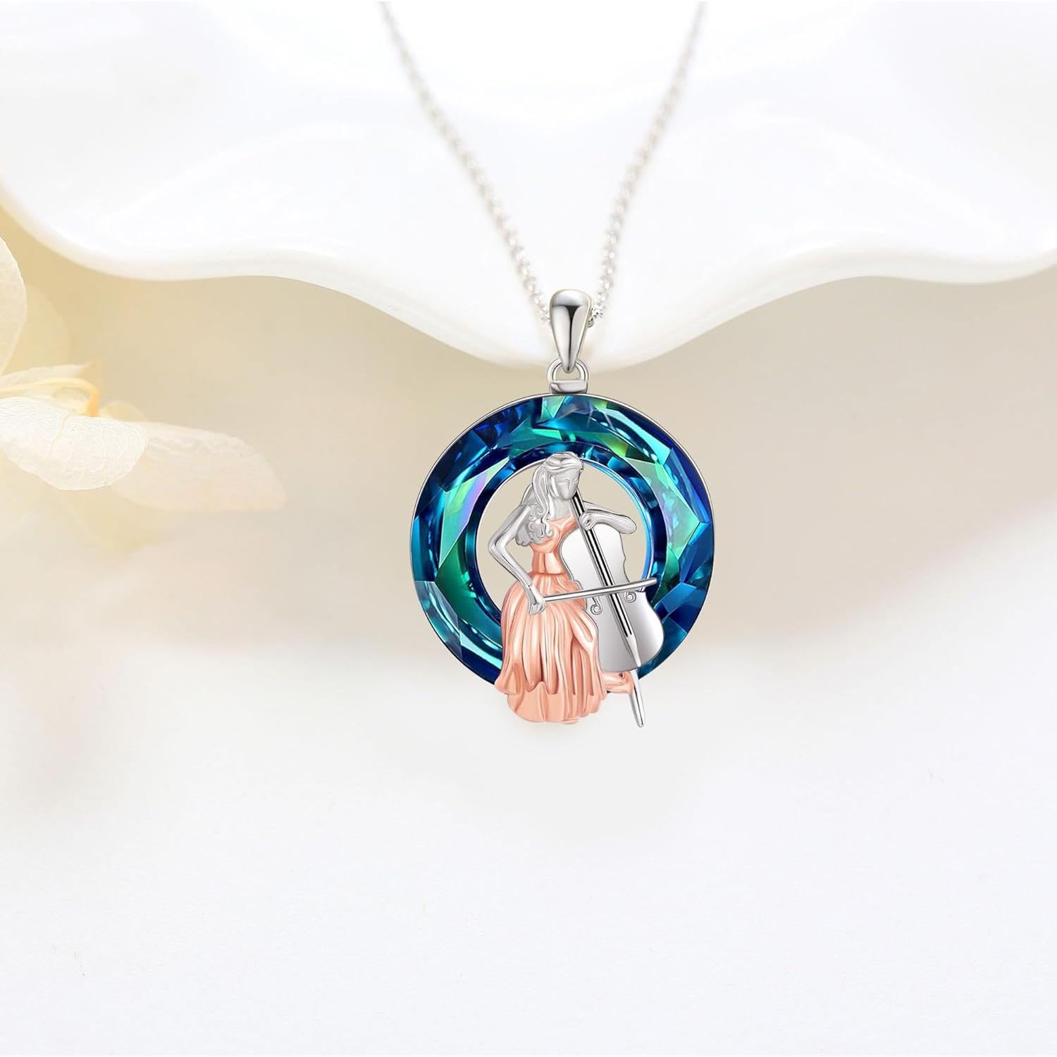 Collar de Violoncelo MONGAS en Plata Esterlina 925