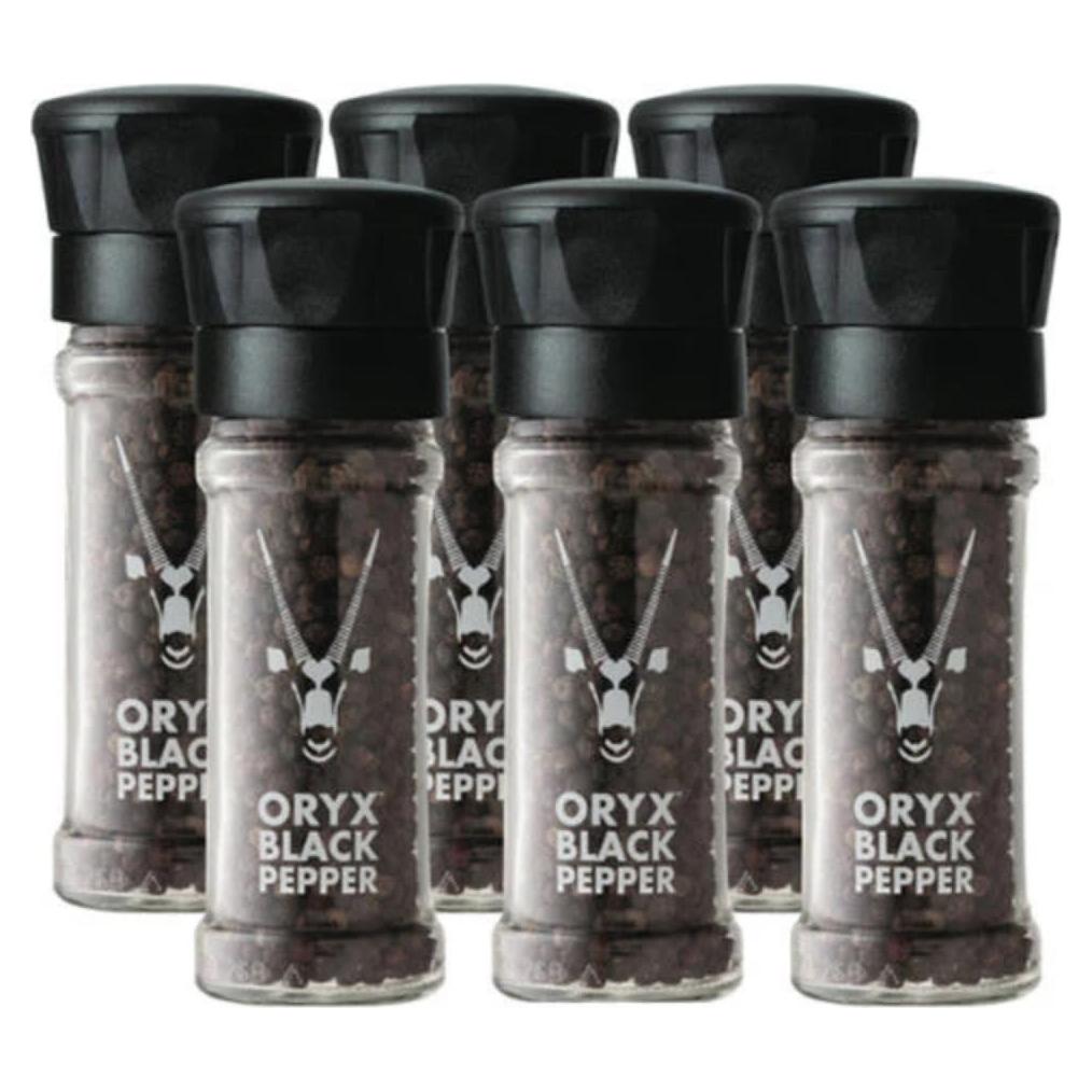 Molinillo de Pimienta Negra Oryx - Paquete de 6 Unidades