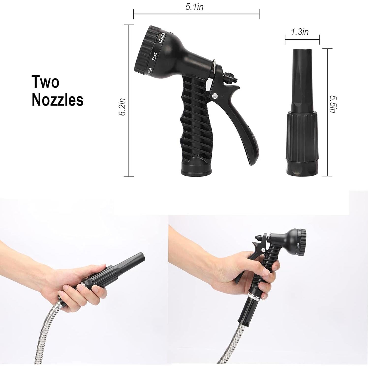 Manguera de Jardín Kangsitp 22,86 m Acero Inoxidable Flexible