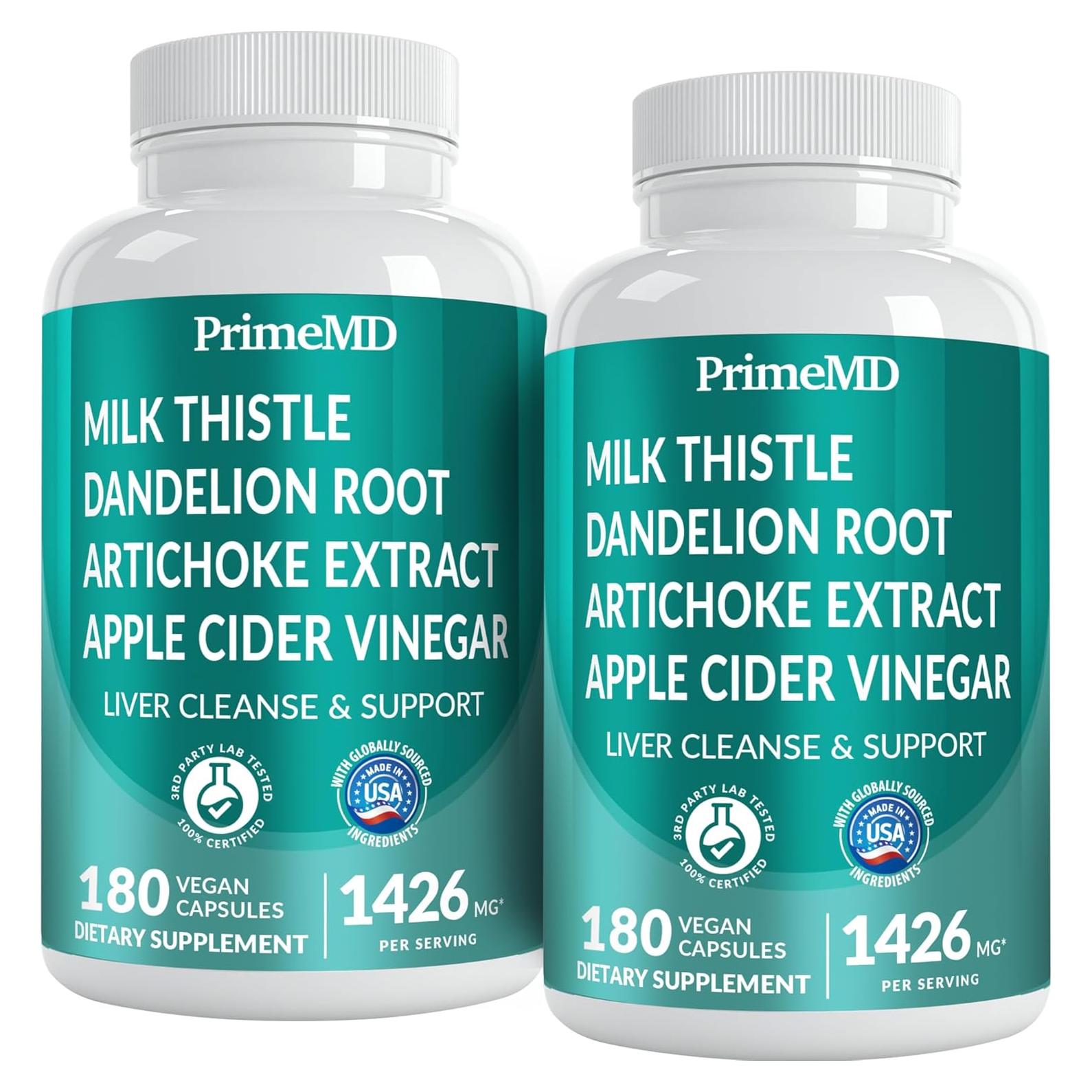 Suplemento Hepático 32-en-1 PrimeMD - 180 Cápsulas