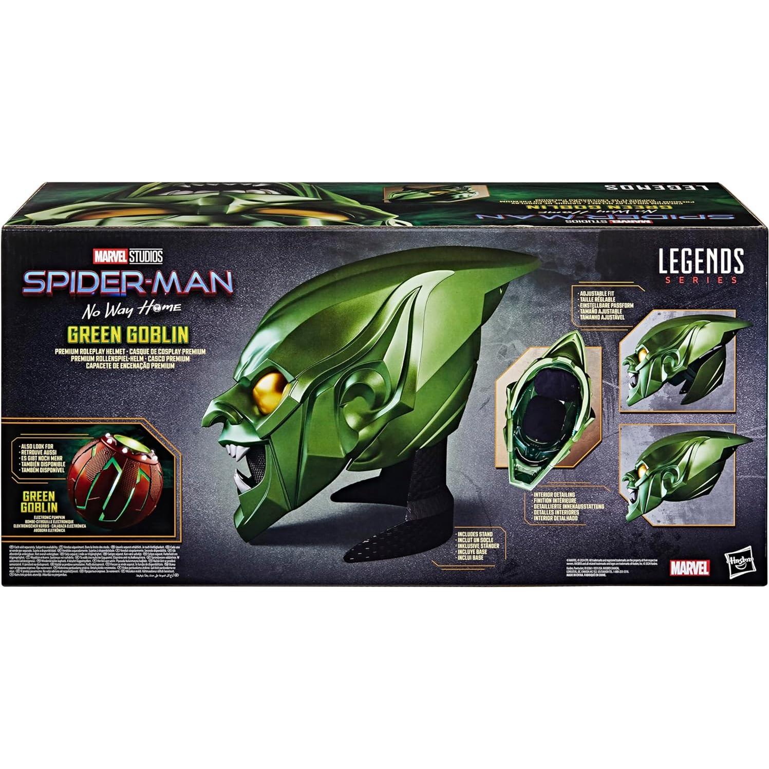 Casco Green Goblin Marvel Legends 1:1 para Coleccionistas
