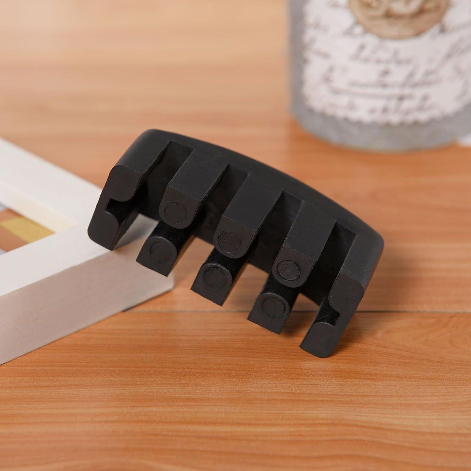 Silenciador de Violonchelo Goma Práctica 71x37mm Negro