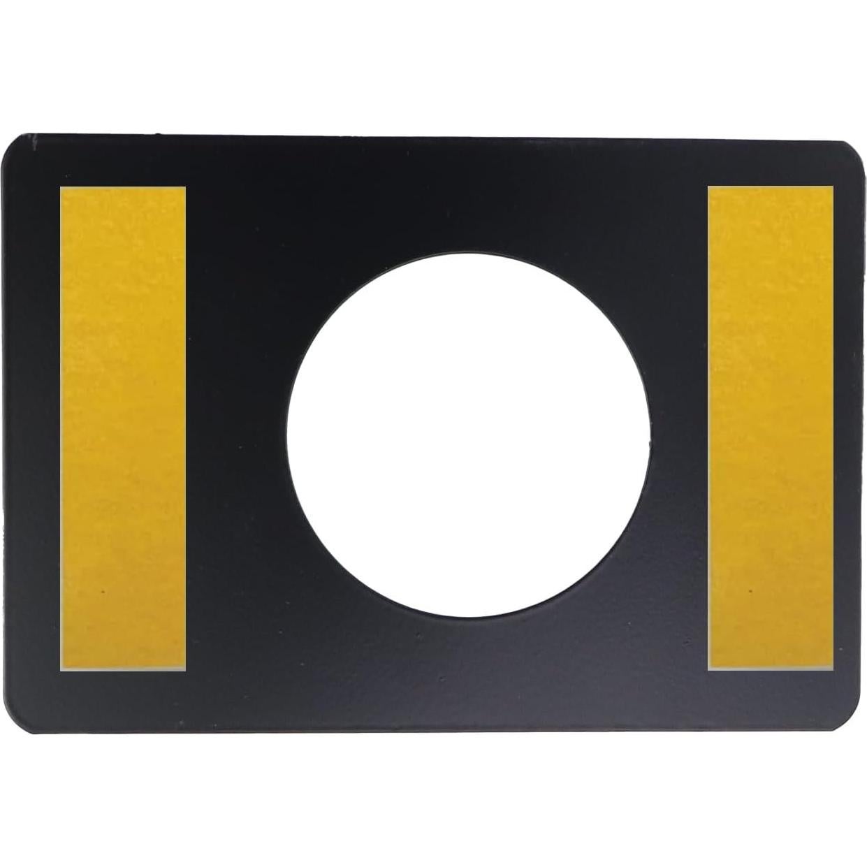 Placa de Refuerzo para Cerradura Semetall 4 Pcs Acero Inoxidable Negro