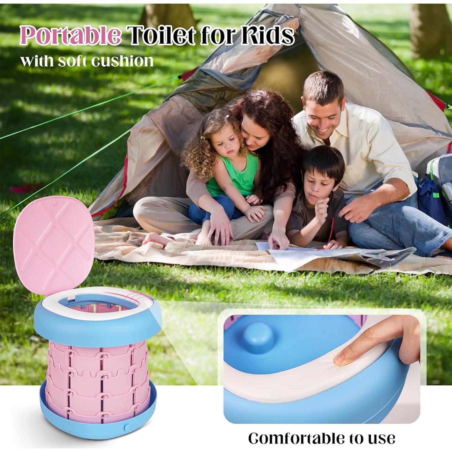 Inodoro Portátil Inmorven Ajustable para Camping y Viajes