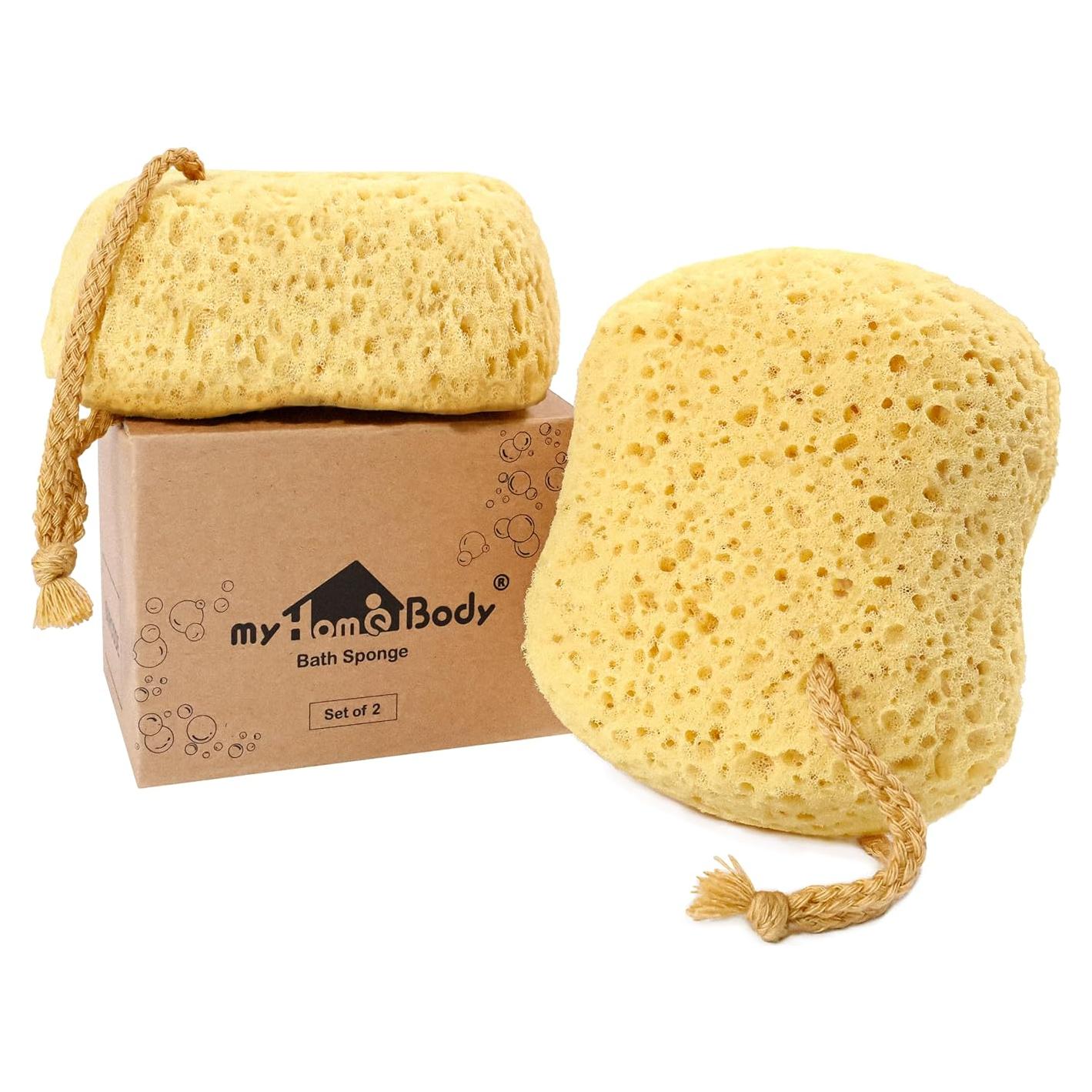 Esponja de Baño Exfoliante MyHomeBody Curvada - 2 Piezas