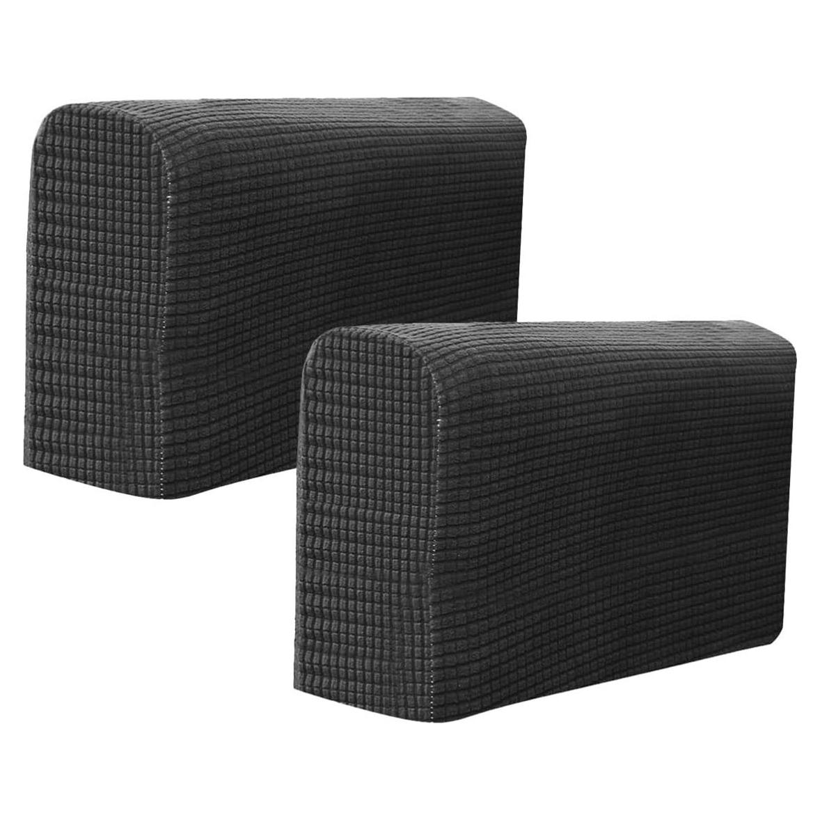 Funda Protectora de Reposabrazos BESPORTBLE 2 Piezas Negro