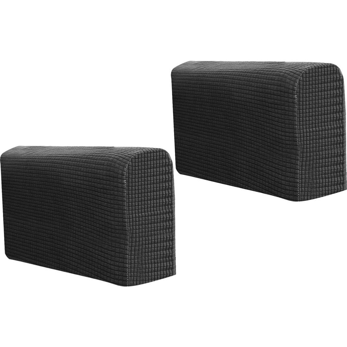 Funda Protectora de Reposabrazos BESPORTBLE 2 Piezas Negro