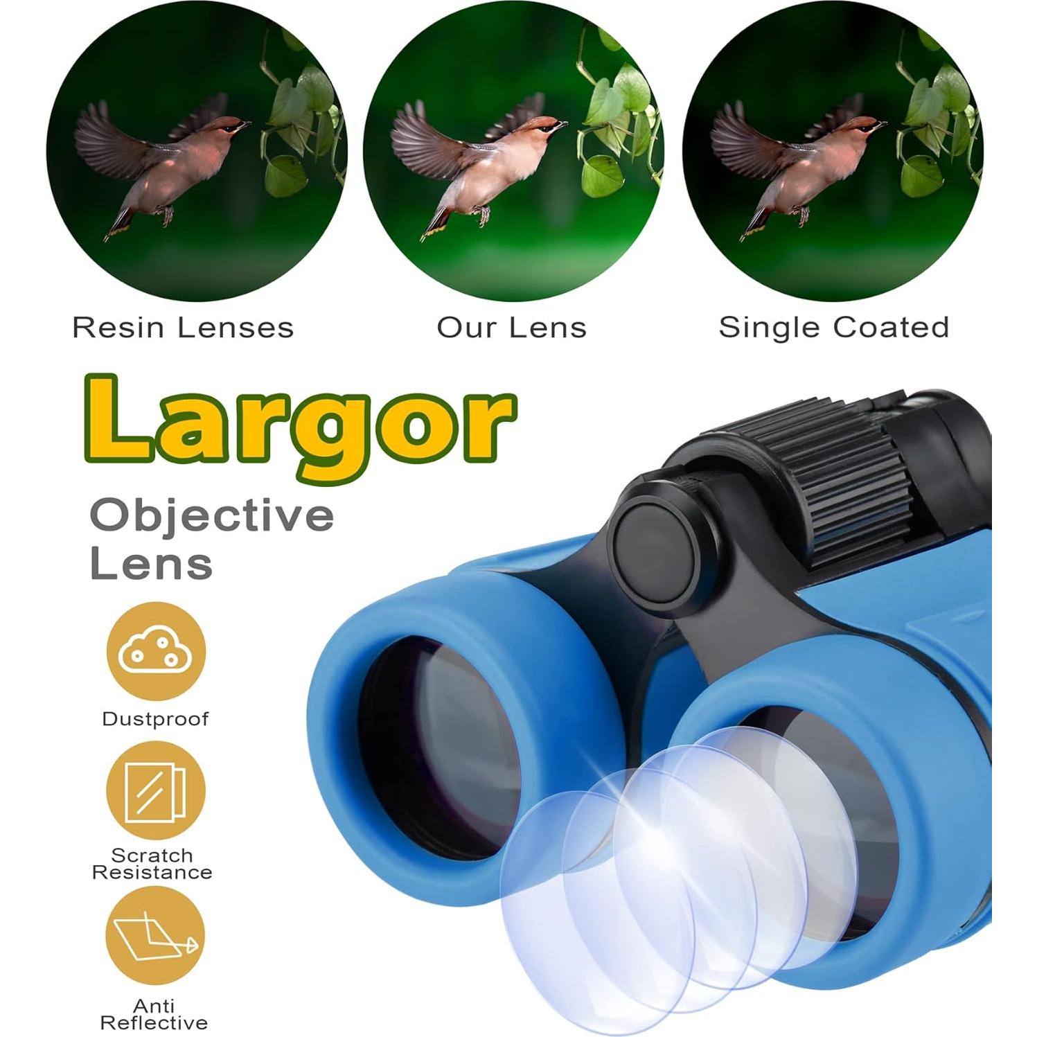 Binoculares para Niños Syxspecial-KB 5X Azul 10x10x5 cm