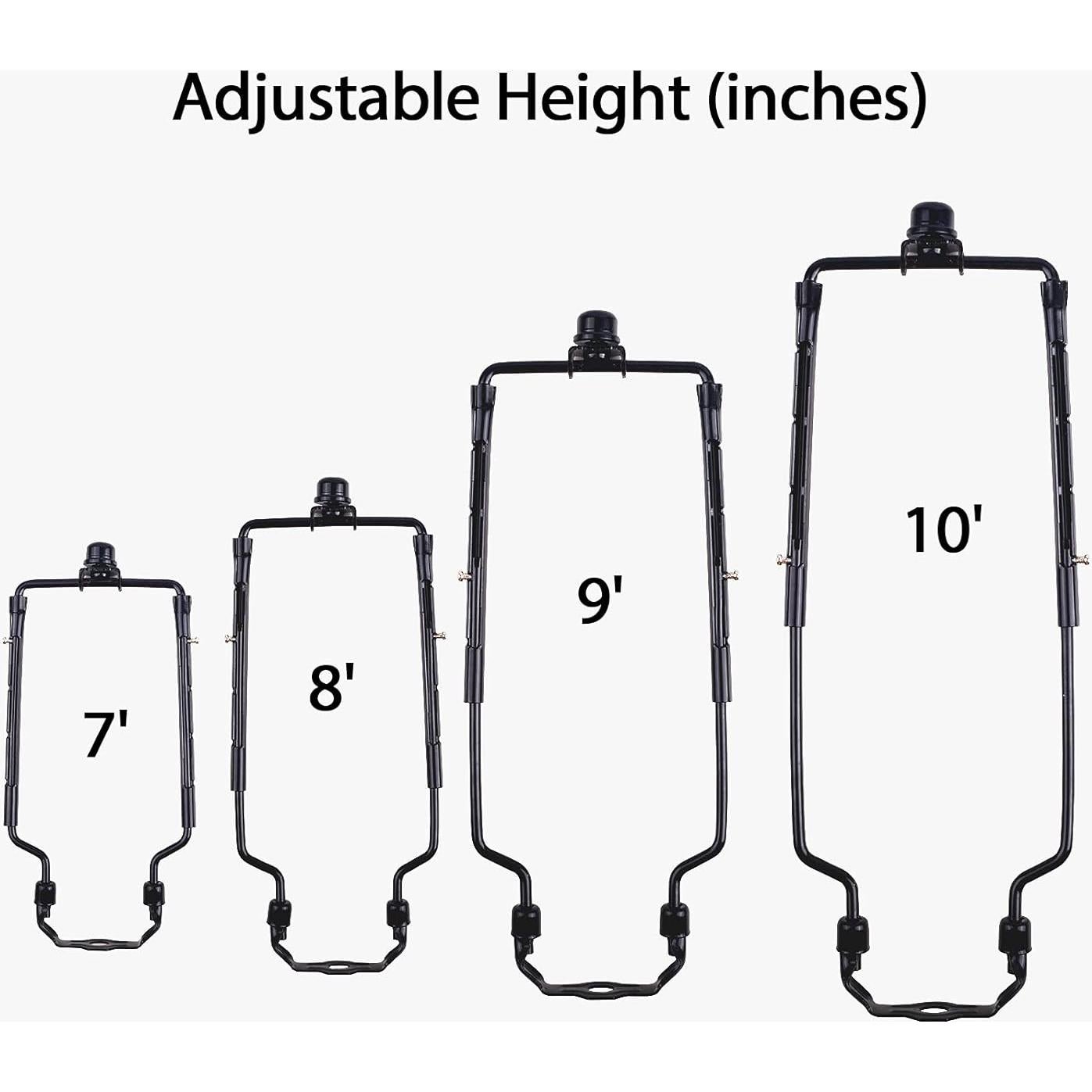 Soporte de Pantalla de Lámpara HZHFCB 2 Pack Ajustable Negro