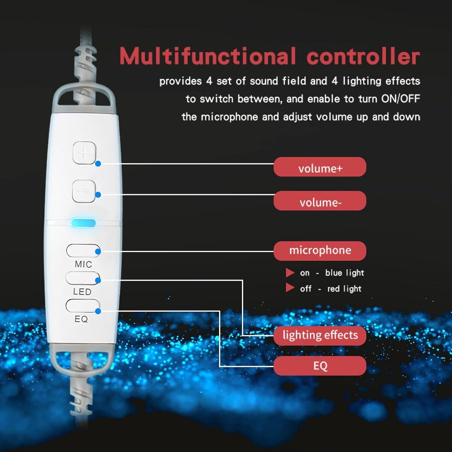 Auriculares Gaming USB FOXXRAY HAU-37 7.1 Sonido Surround