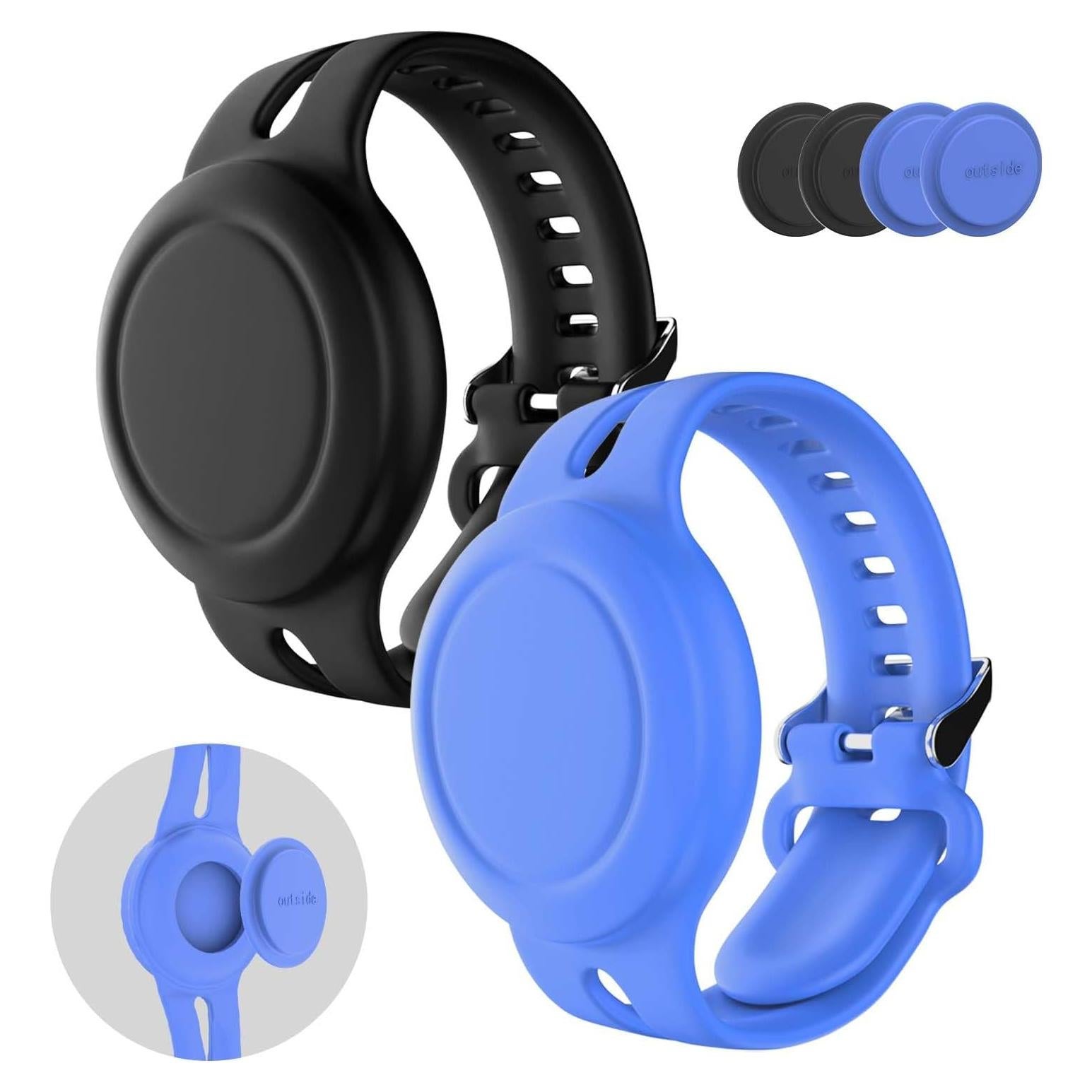 Pulsera AirTag Impermeable FGERWZ para Niños - 2 Unidades