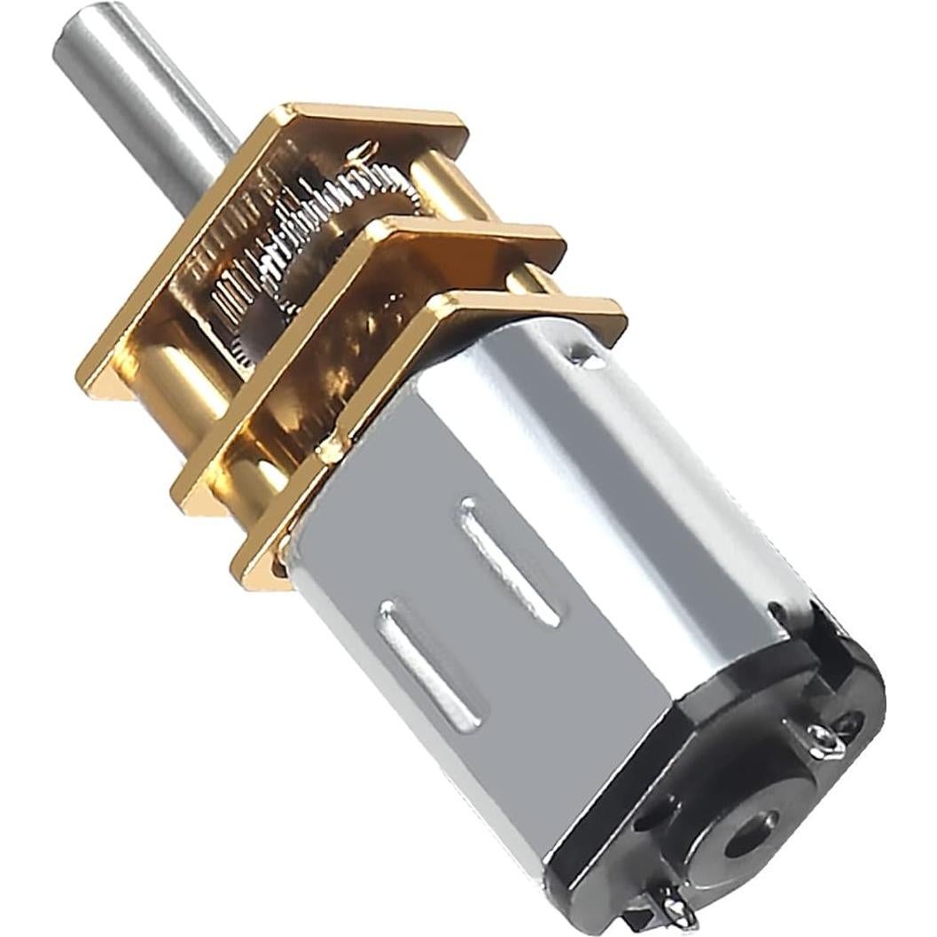 3 Motores de Reducción N20 3V 15RPM Coliao para Juguetes RC