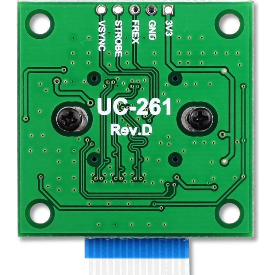 Cámara Arducam 5MP con lente M12 y estuche para Raspberry Pi