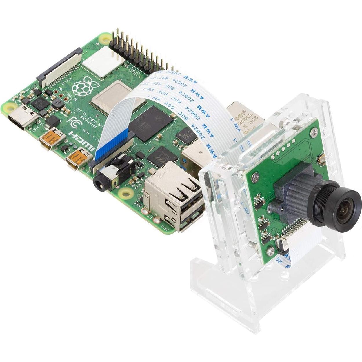 Cámara Arducam 5MP con lente M12 y estuche para Raspberry Pi