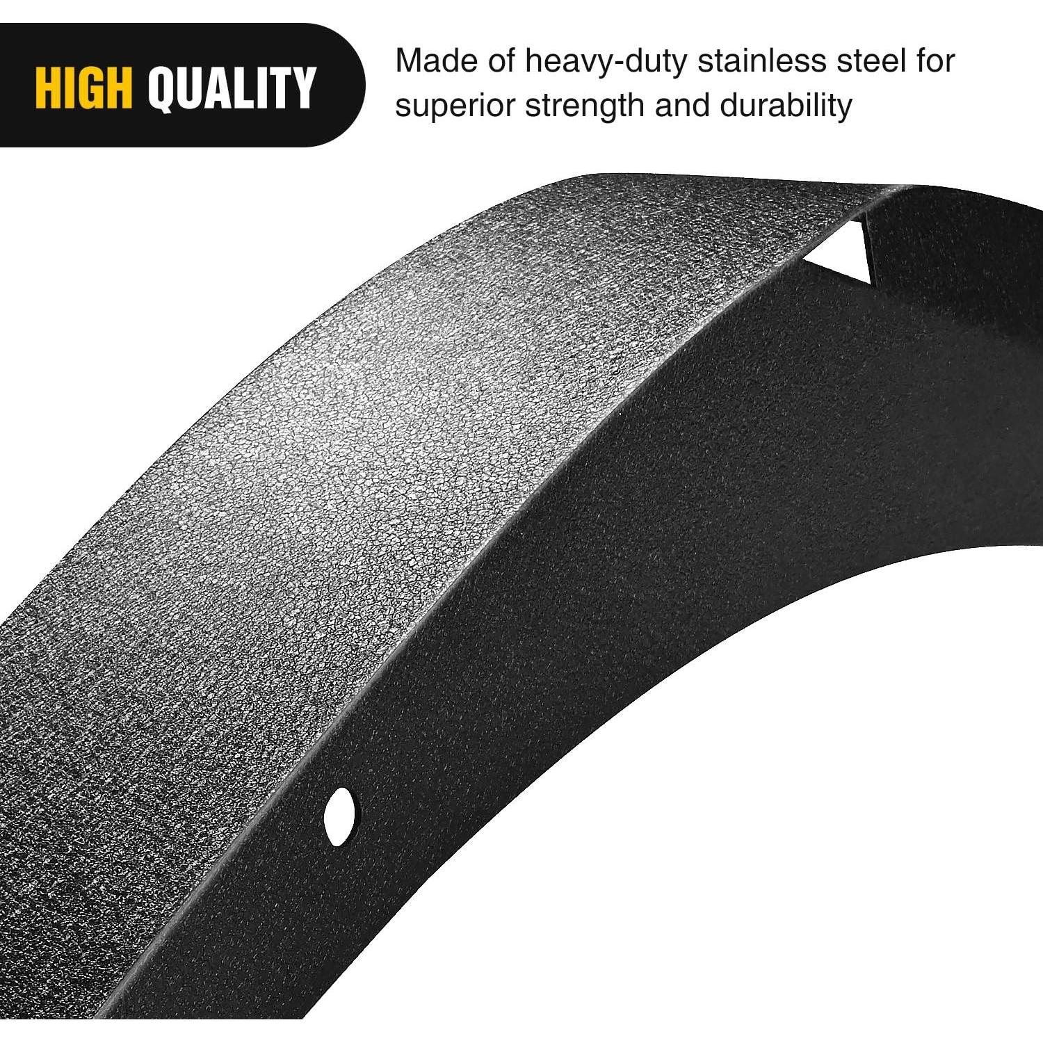 Kit Guardabarros Nilight Jeep Wrangler JK 2007-2018 4pcs