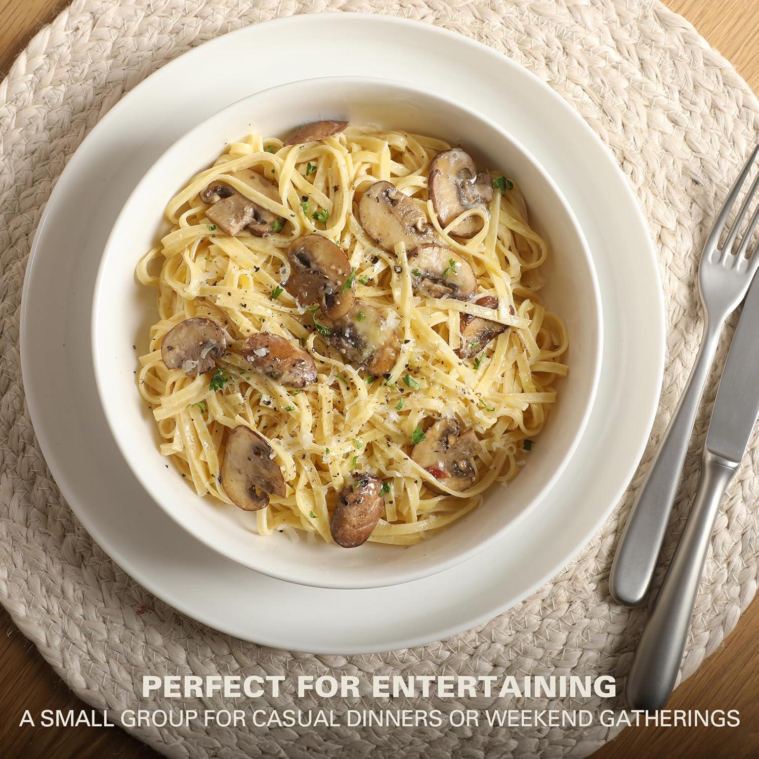 Juego de vajilla Gibson Home Oslo 16 piezas blanco