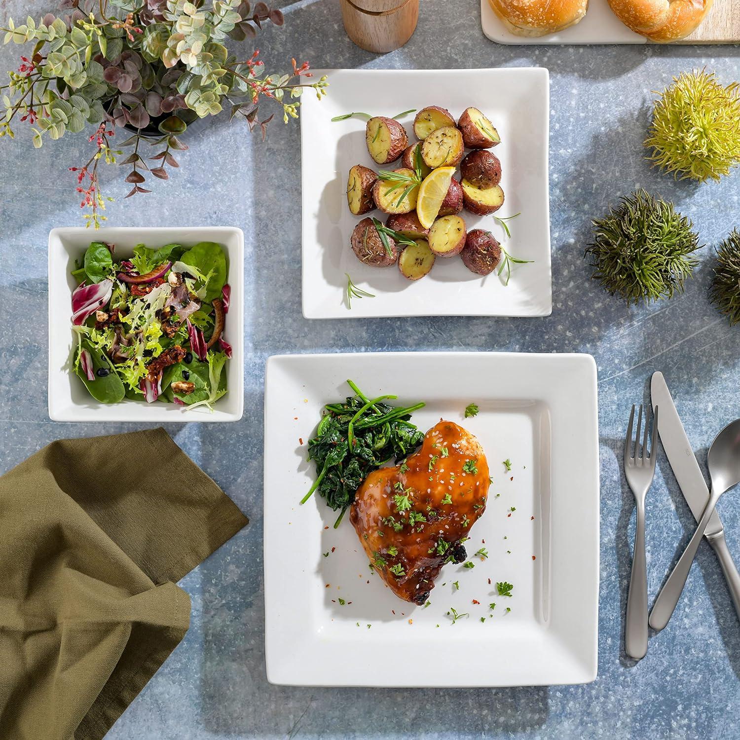 Juego de vajilla Gibson Home Zen Buffet 24 piezas blanco