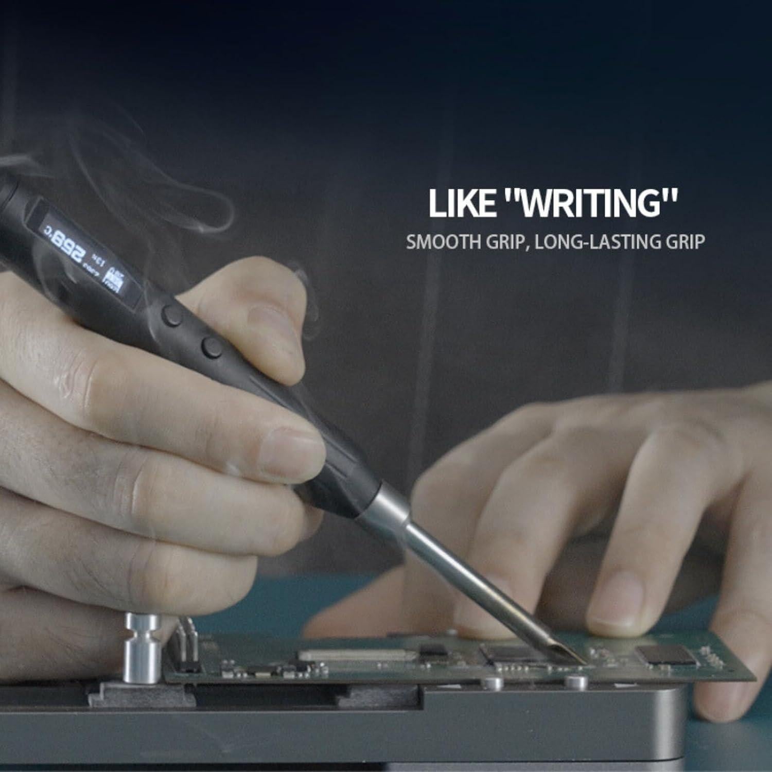 Soldador Eléctrico SainSmart 65W Pantalla Digital OLED