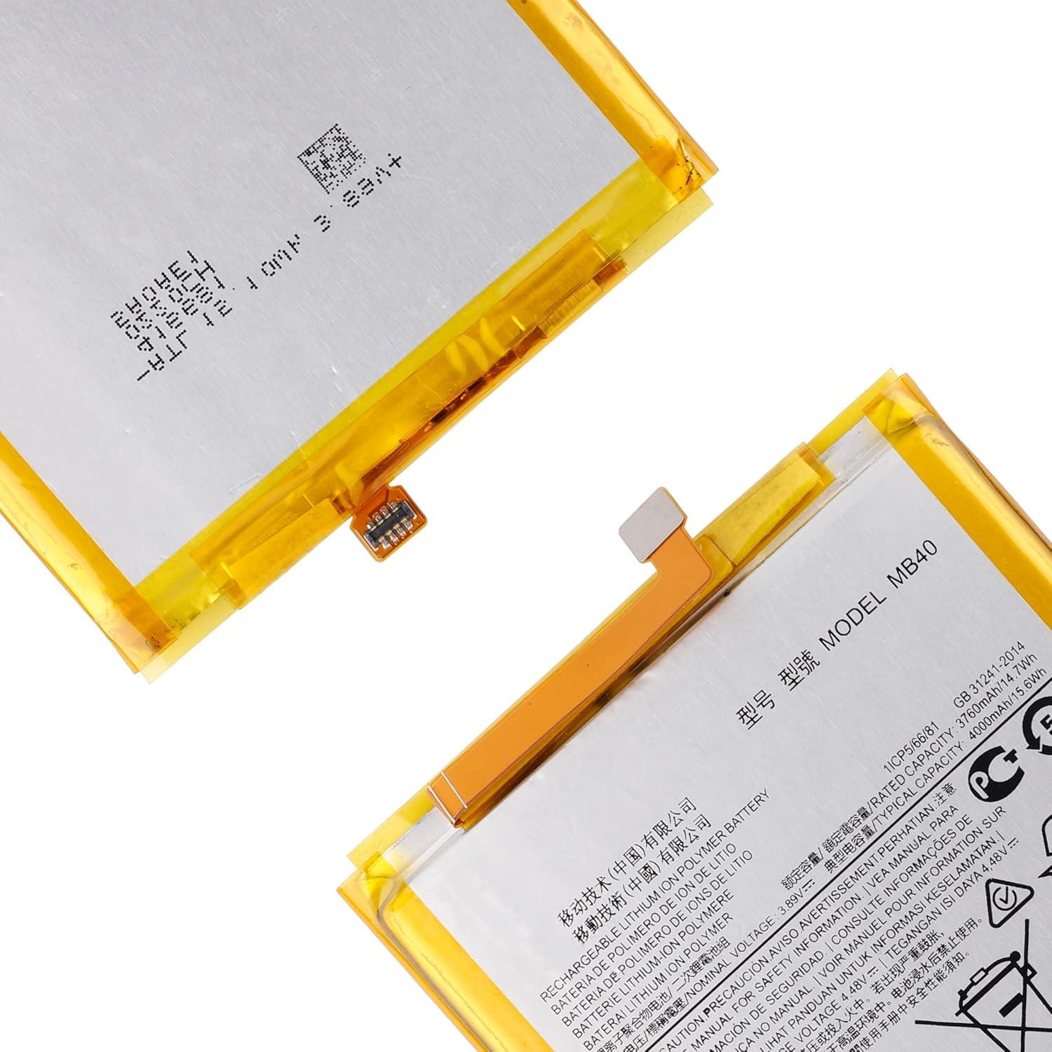 Batería Reemplazo Moto Edge 20 MB40 4000mAh Kit Reparación