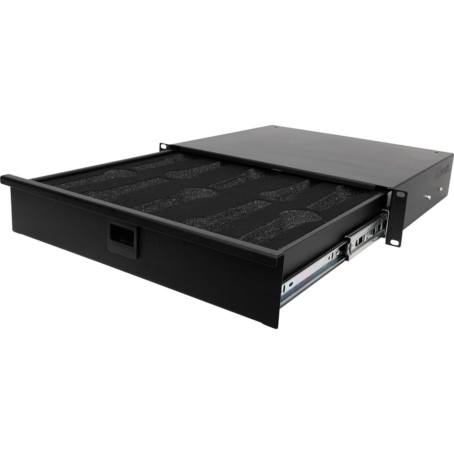 Cajón Rack Gator Rackworks 2U para 10 Micrófonos con Cerradura
