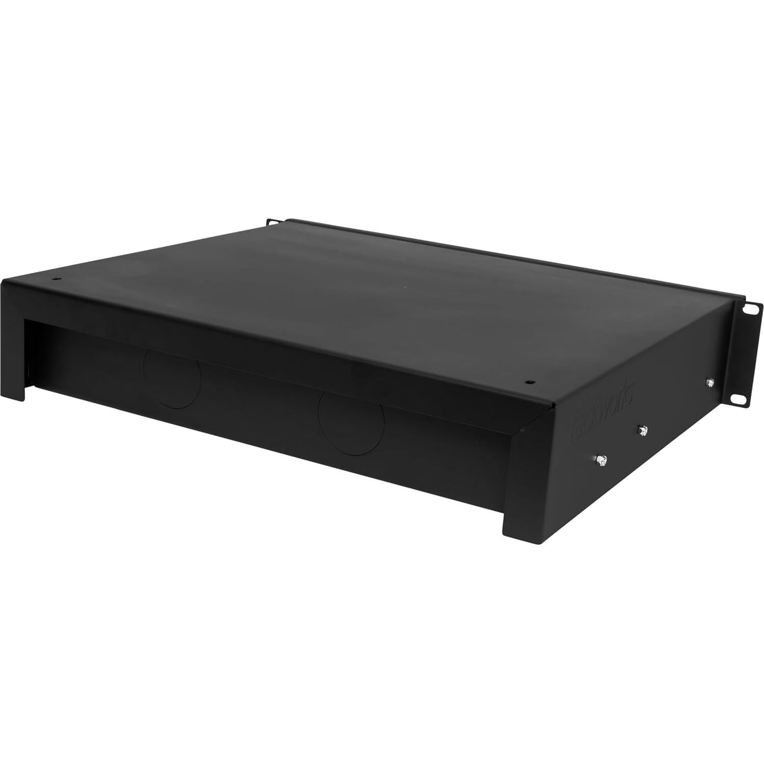 Cajón Rack Gator Rackworks 2U para 10 Micrófonos con Cerradura