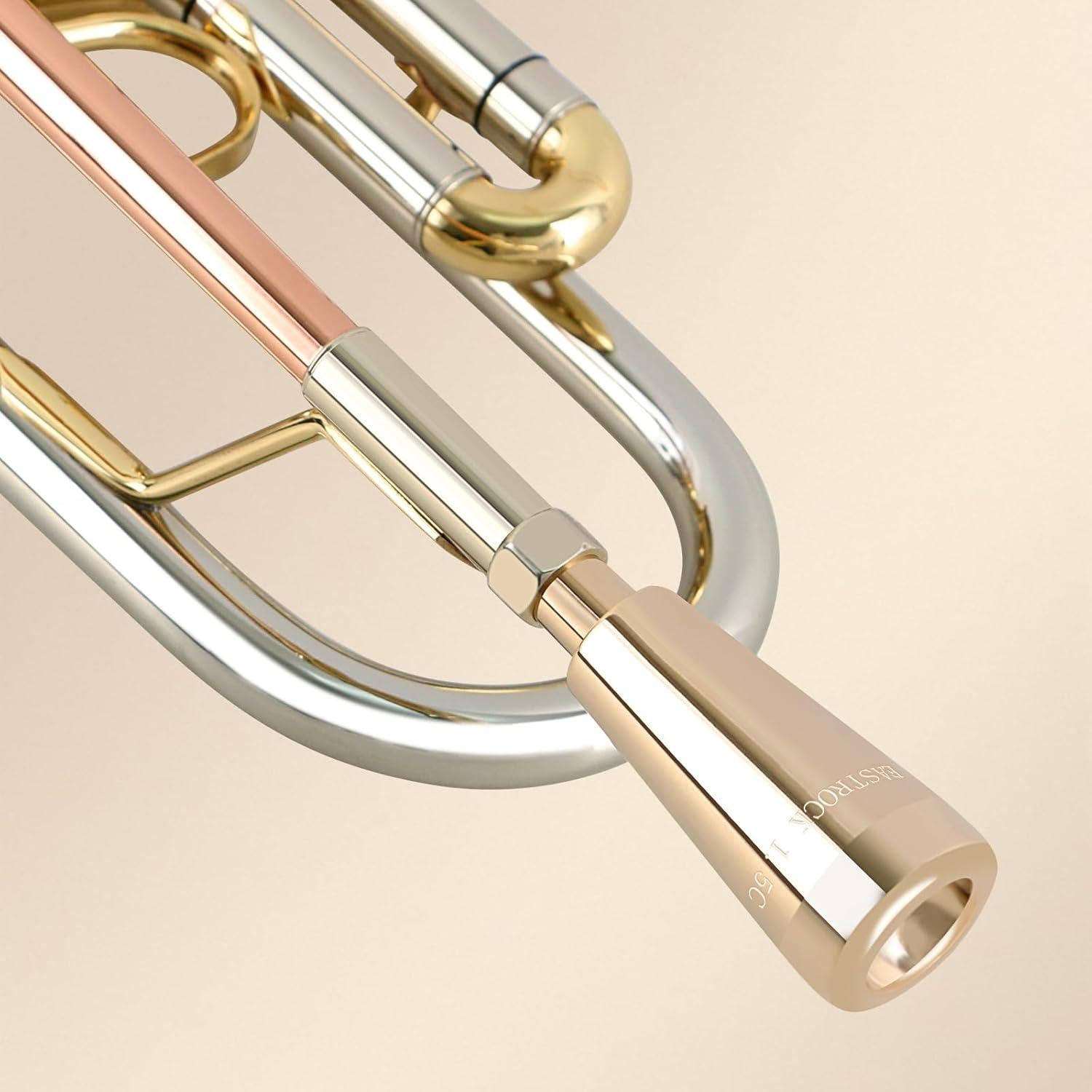 Bocina de Trompeta EASTROCK 1.5C Dorada Profesional