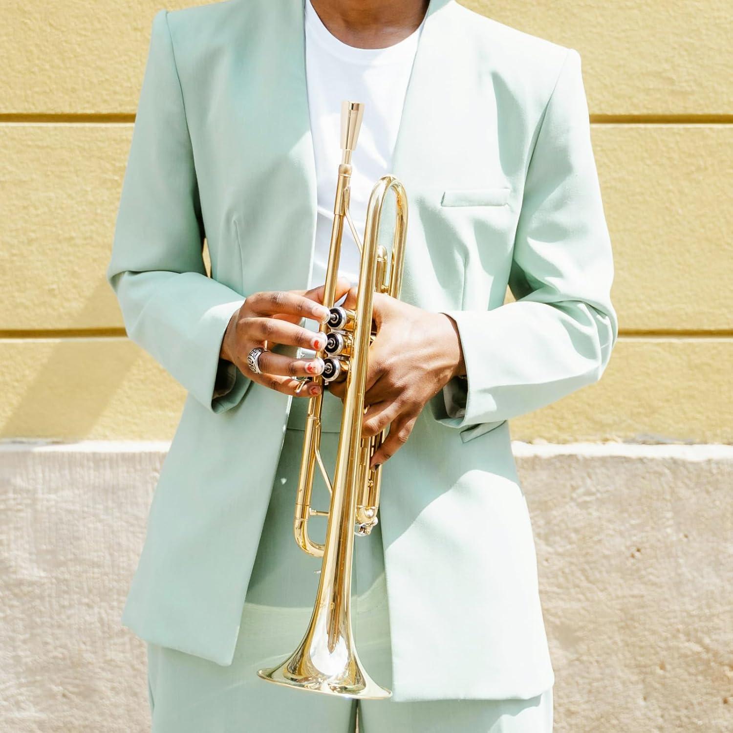 Bocina de Trompeta EASTROCK 1.5C Dorada Profesional