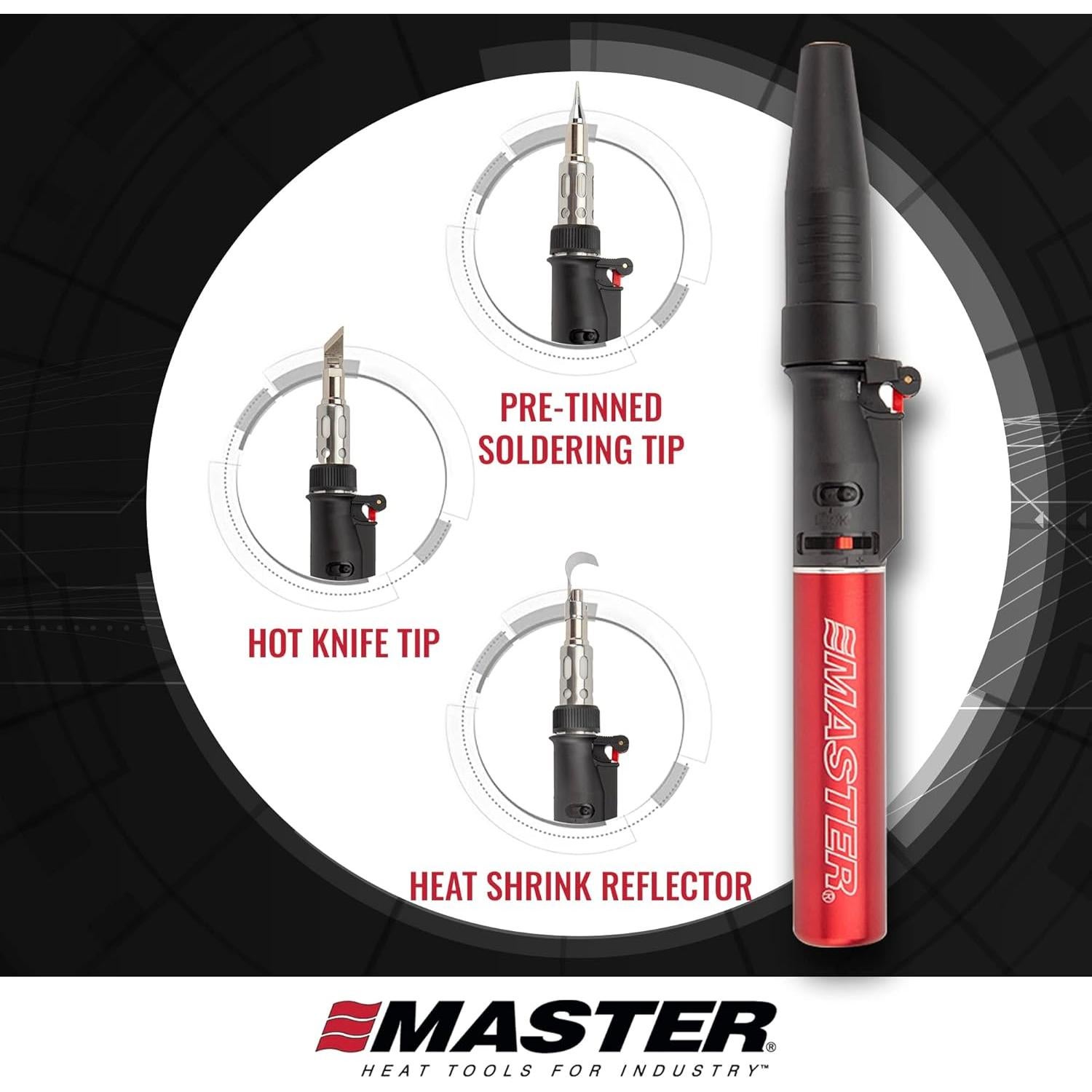 Kit de Soldador Butano Master Appliance PI-40SiK 7 Piezas