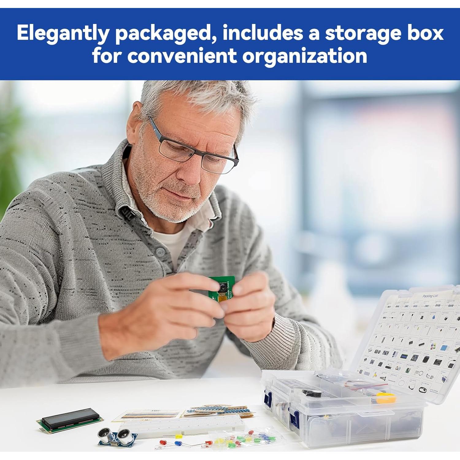 Kit de Inicio SunFounder Raphael para Raspberry Pi 5/4/3B+