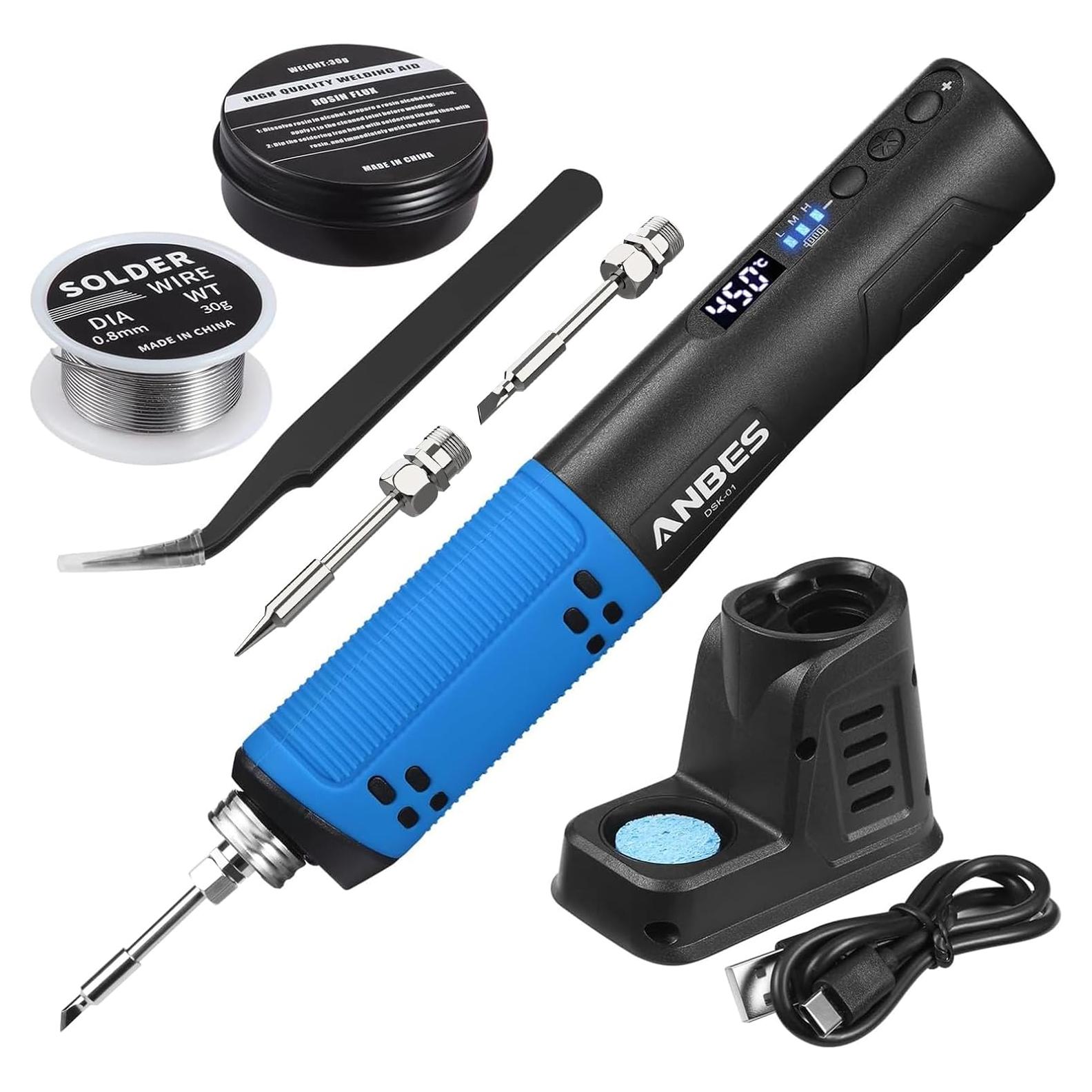 Kit de Soldador Inalámbrico ANBES DSK-01B 8W USB LED