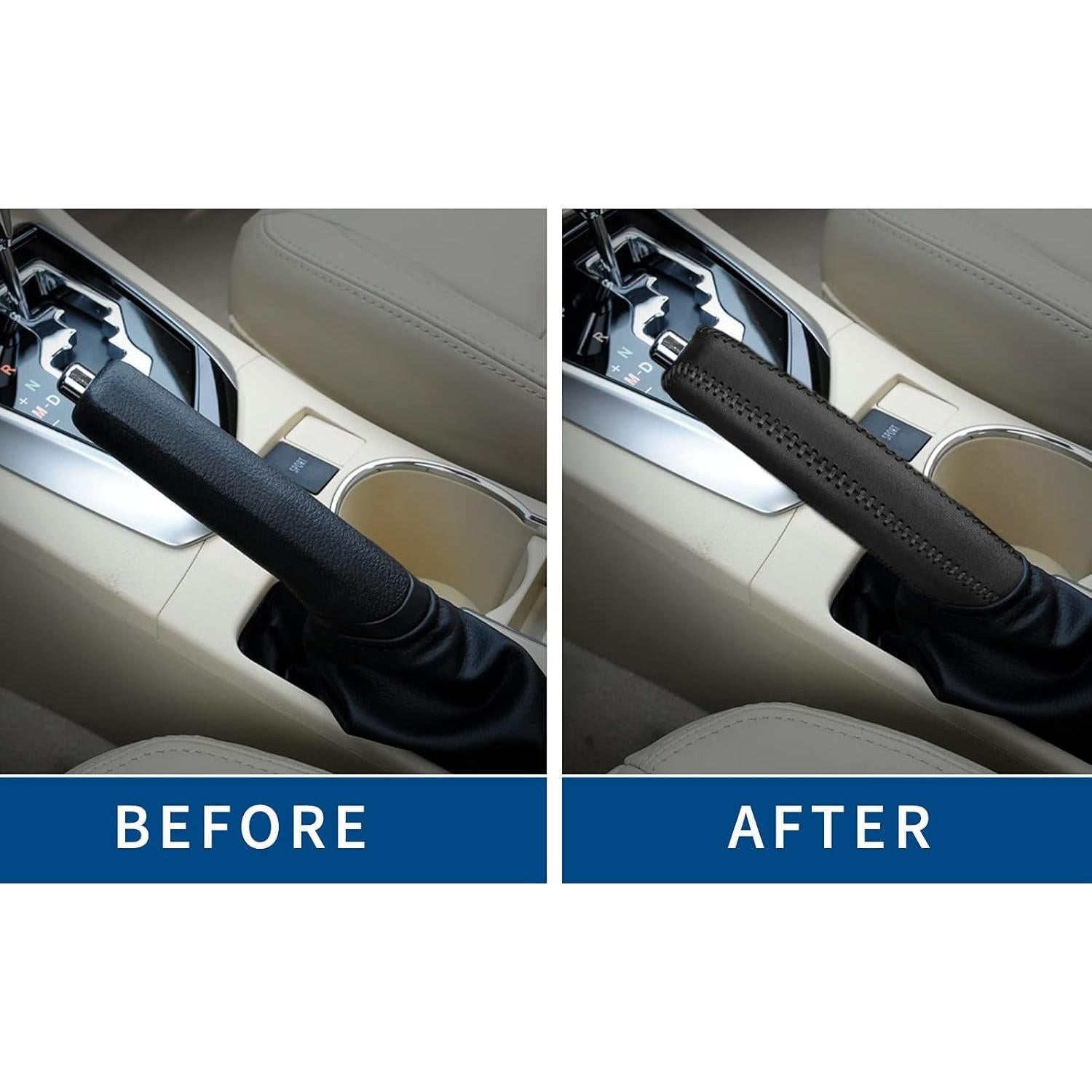 Cubierta de Freno de Mano de Cuero SUNBREATH para Toyota Corolla/RAV4 2014-2020