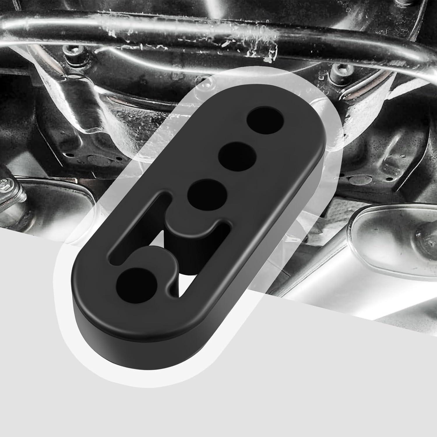 Soportes de Escape YGDMD 12mm EPDM 2PCS para Reducción de Ruido