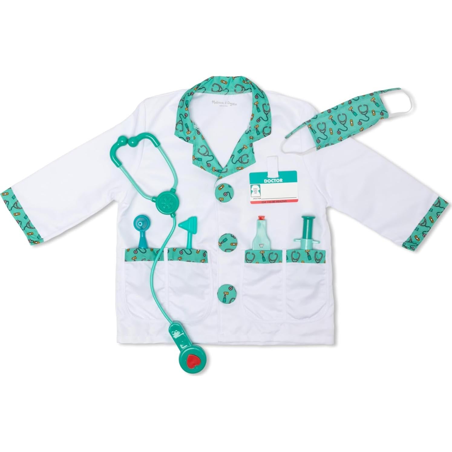Conjunto de Disfraz de Doctor Melissa & Doug 8 Piezas